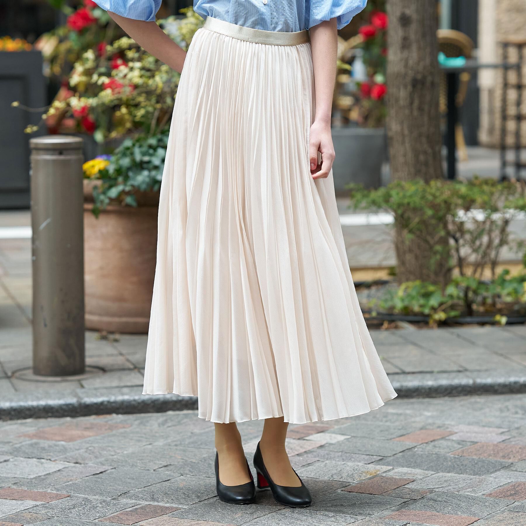 DRESSTERIOR「ウォッシャブルブライトシアープリーツスカート」|スカート|