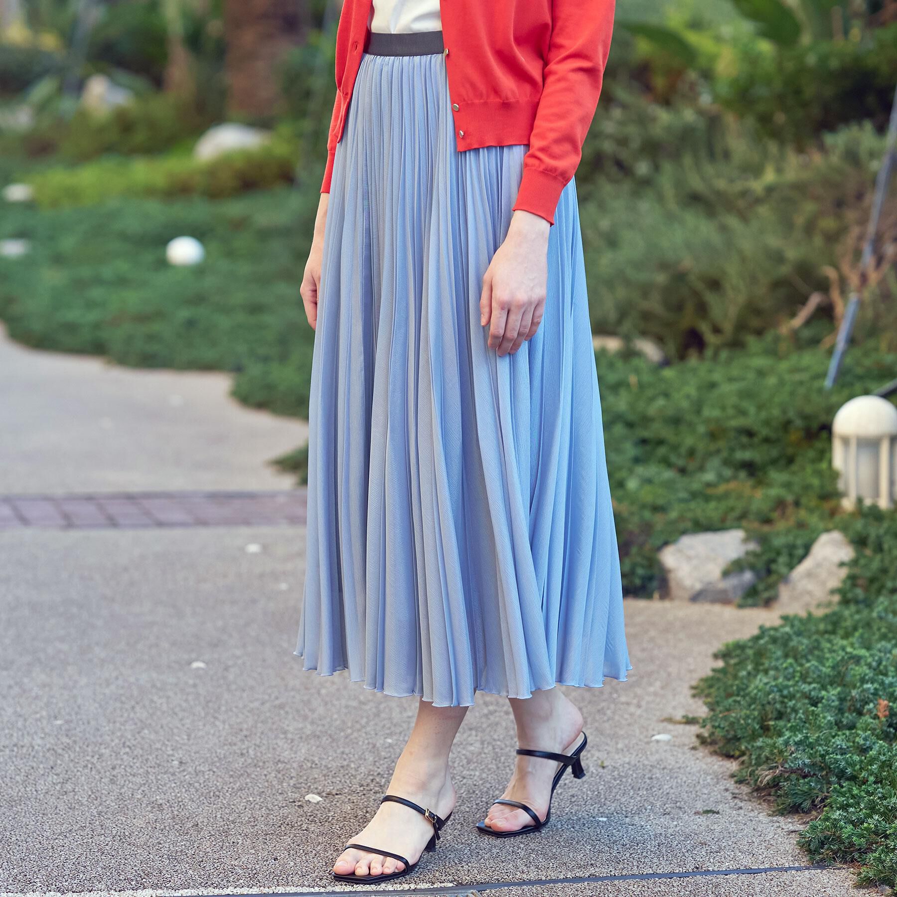 DRESSTERIOR「ウォッシャブルブライトシアープリーツスカート」|スカート|