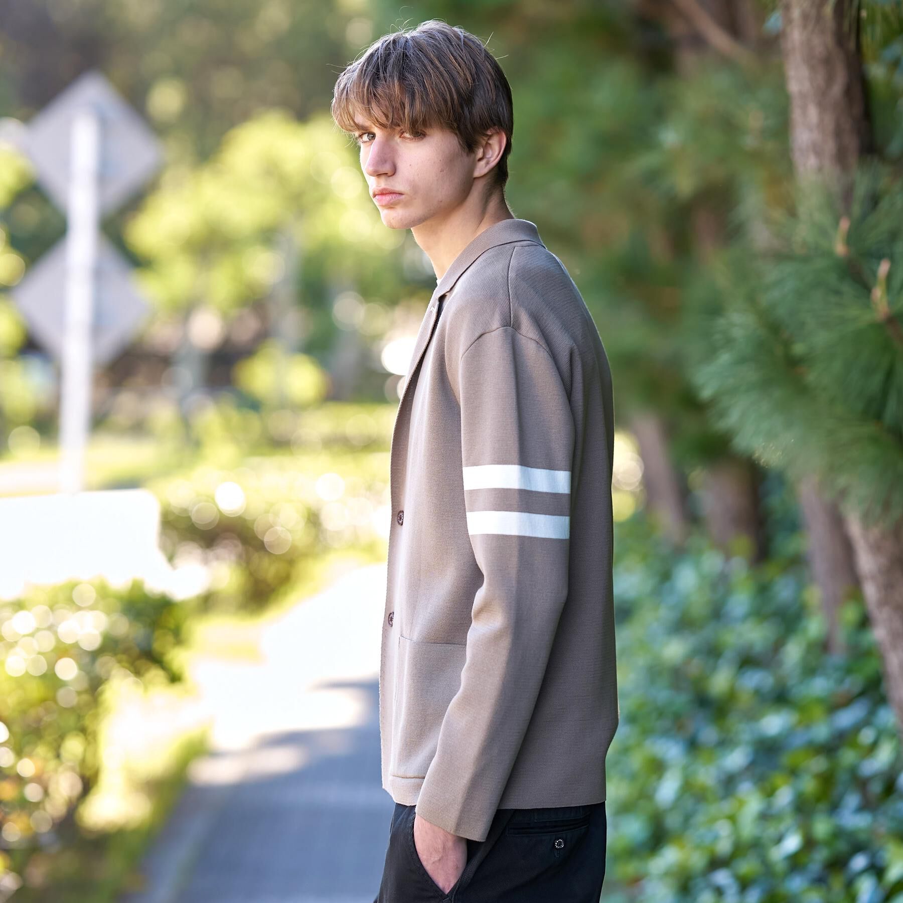 DRESSTERIOR「【ウォッシャブル】スプリング ニットジャケット」|カーディガン|