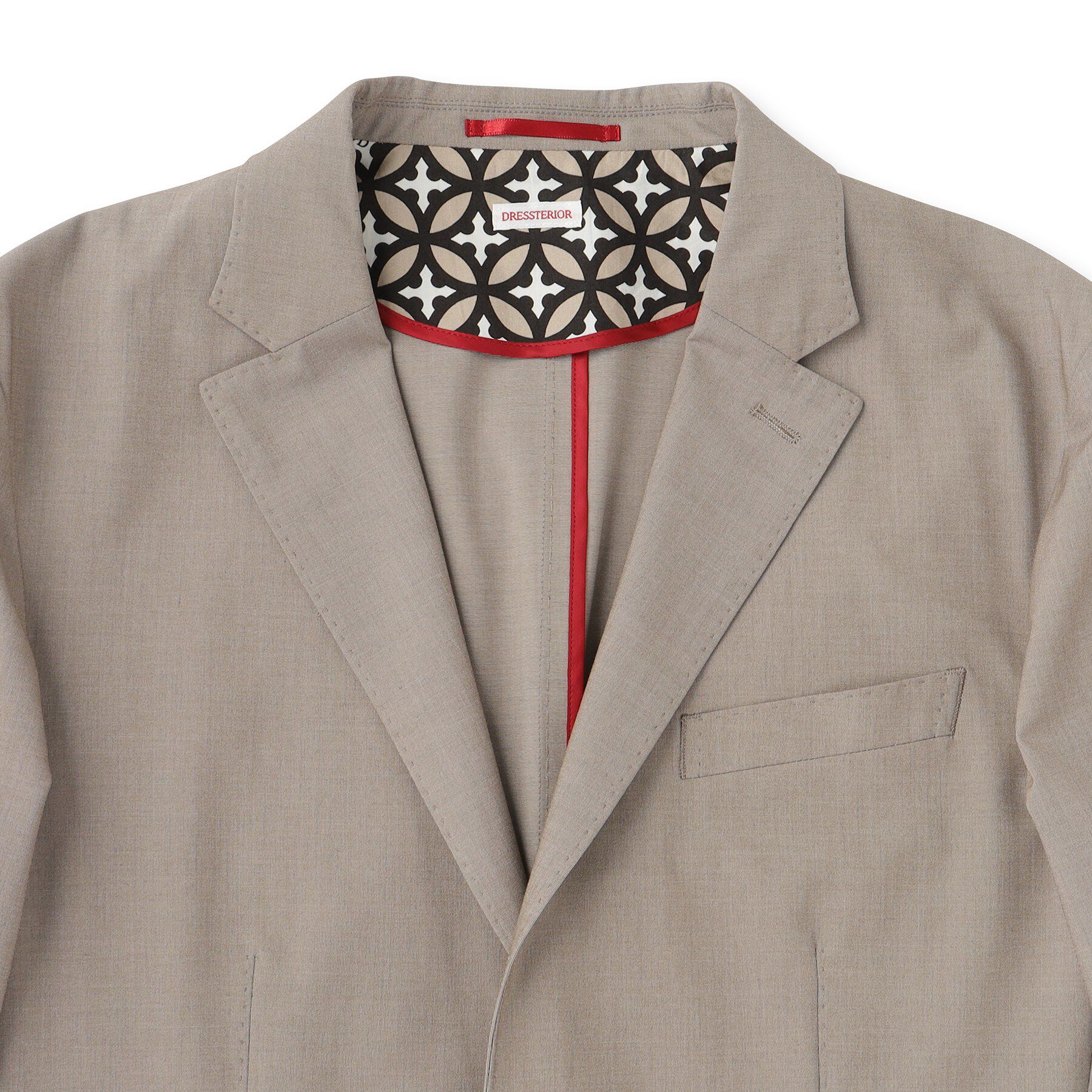 DRESSTERIOR「【セットアップ可/MonoMax4月号掲載/Safari5月号掲載】CARREMAN ストレッチジャ」|テーラードジャケット|