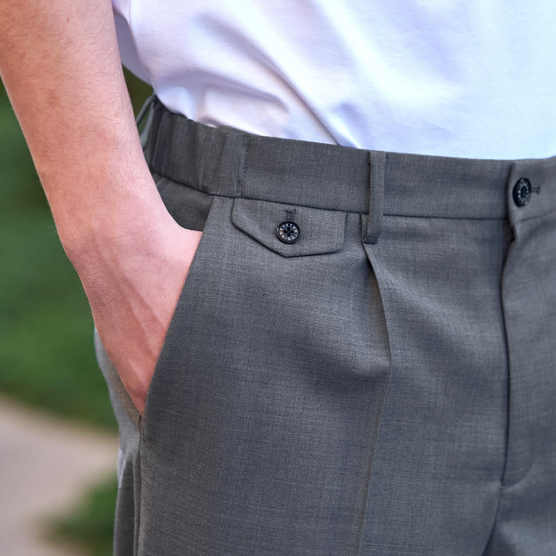 DRESSTERIOR「【家庭洗濯可】ウォッシャブル サイドゴア ワンタックワイドパンツ」|その他|