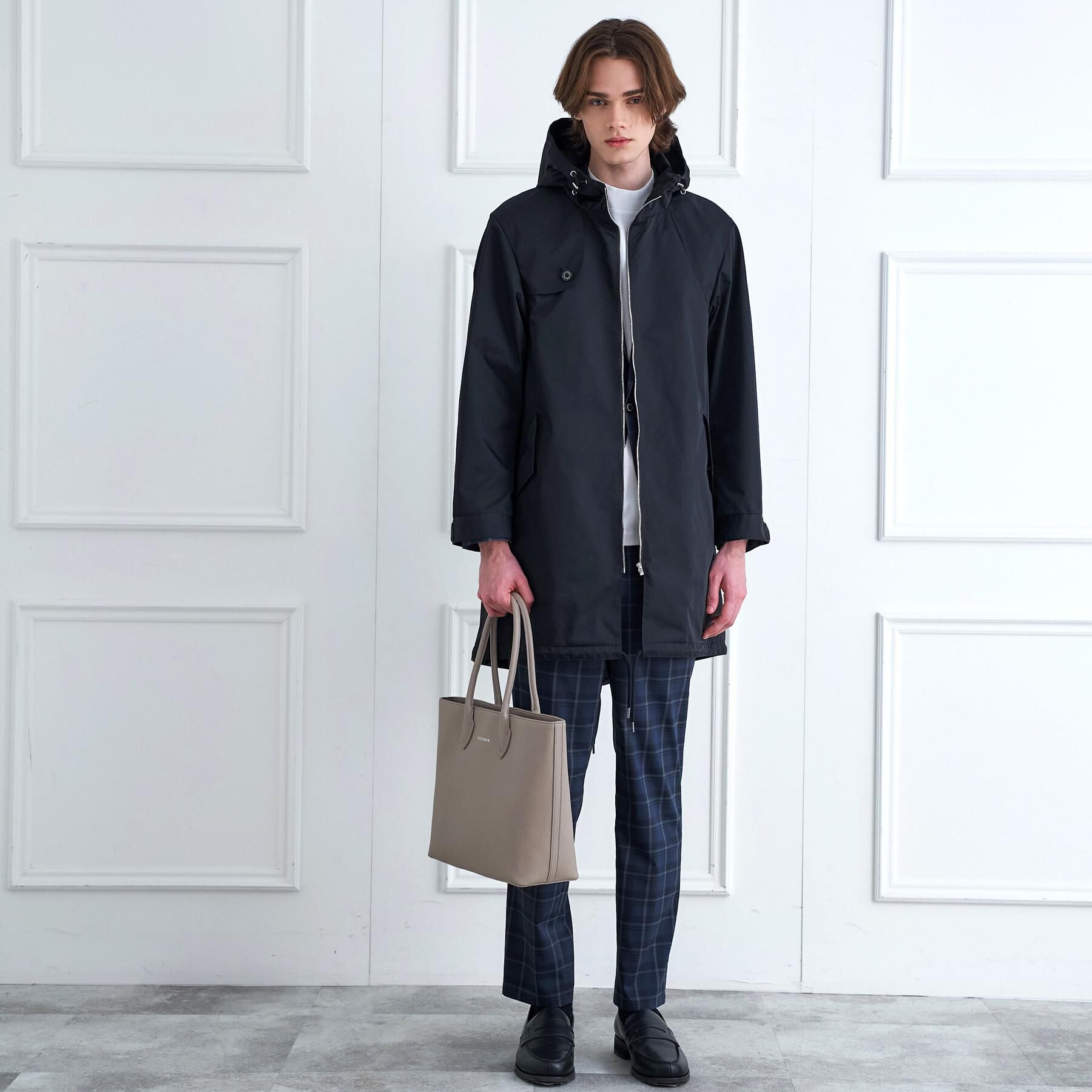 DRESSTERIOR「【撥水素材】レインプルーフ フーデッドコート」|その他|