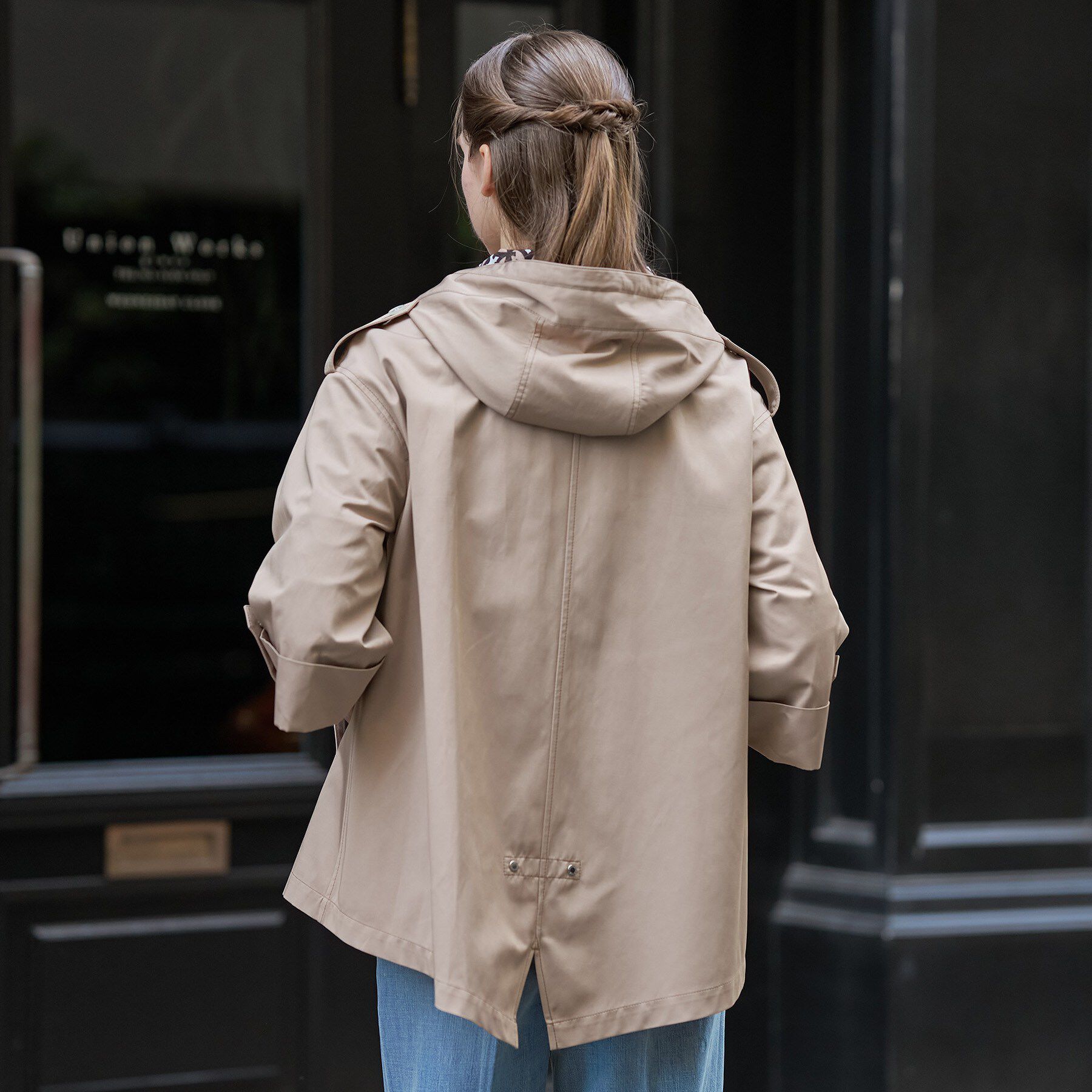 DRESSTERIOR「【ウォッシャブル/撥水素材】Ａライン ショートモッズコート」|ブルゾン・スタジャン|