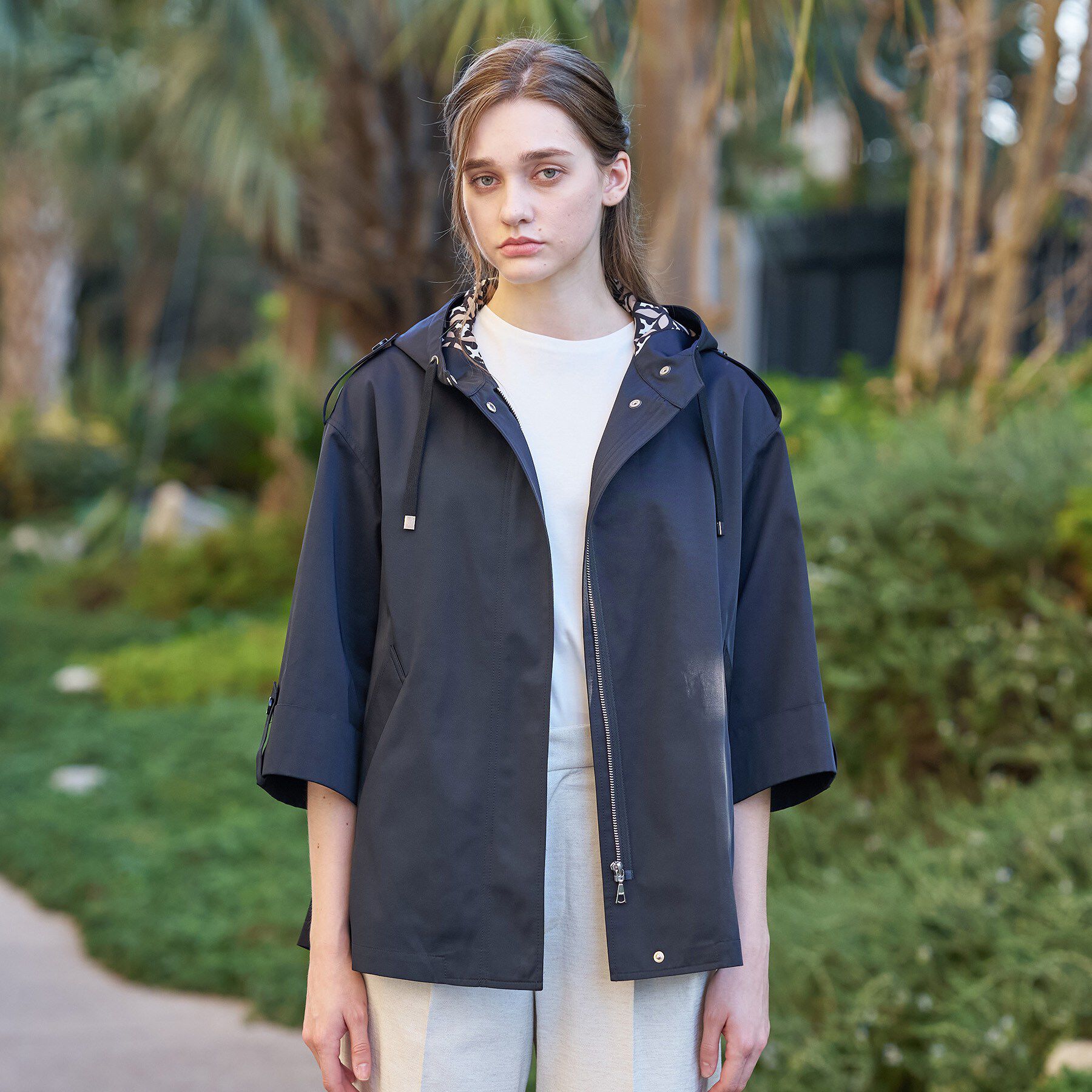 DRESSTERIOR「【ウォッシャブル/撥水素材】Ａライン ショートモッズコート」|ブルゾン・スタジャン|