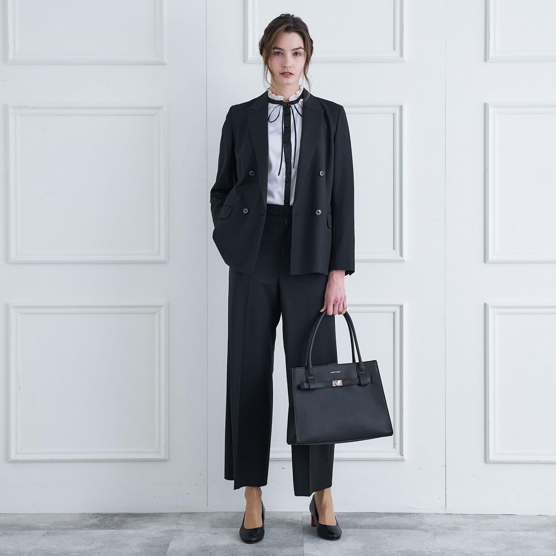 DRESSTERIOR「【セットアップ可】ピークドダブルライトストレッチジャケット」|テーラードジャケット|