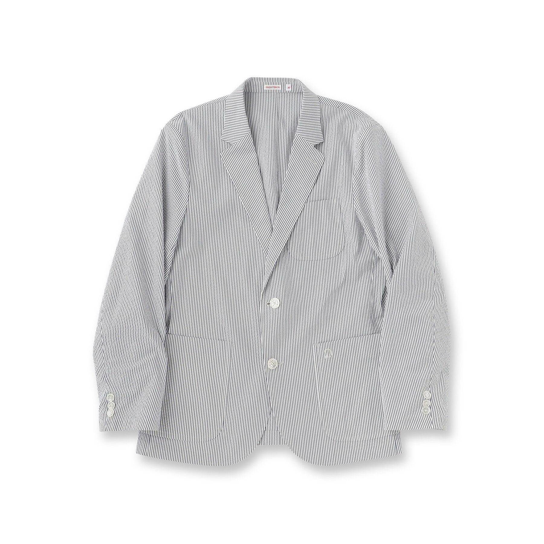 DRESSTERIOR「【吸湿速乾/セットアップ可】COOLMAX シアサッカー サマージャケット」|テーラードジャケット|