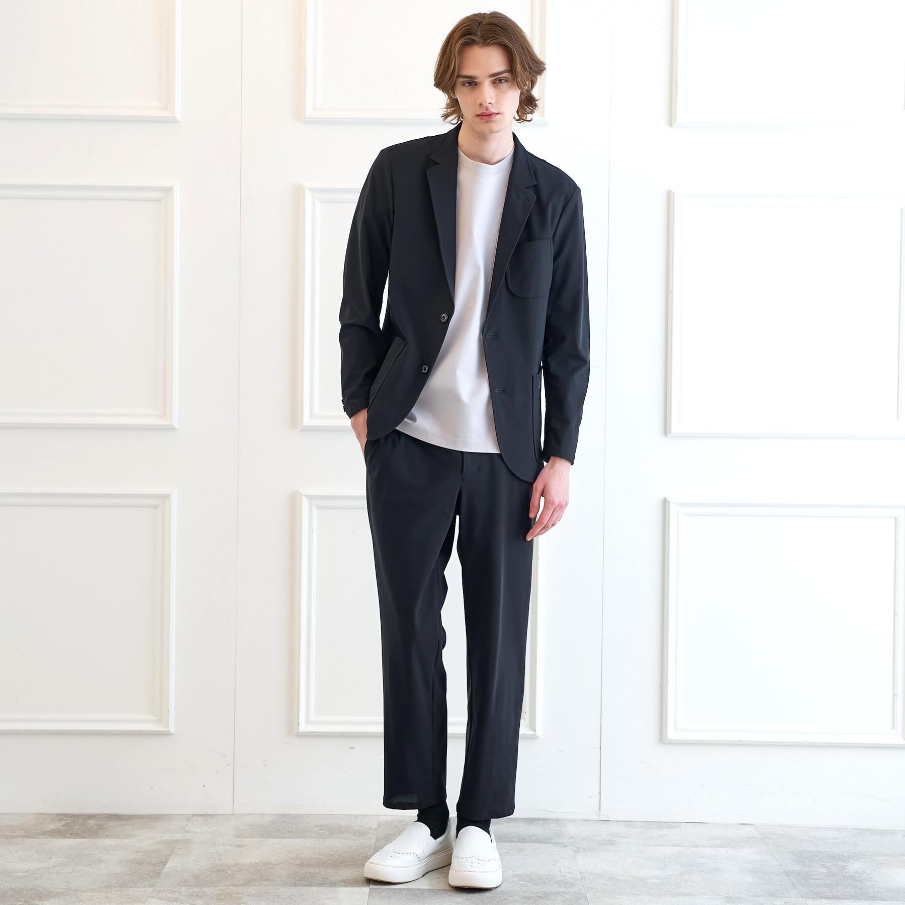 DRESSTERIOR「【セットアップ可/UVカット】AIRTOOL クールストレッチジャケット」|テーラードジャケット|