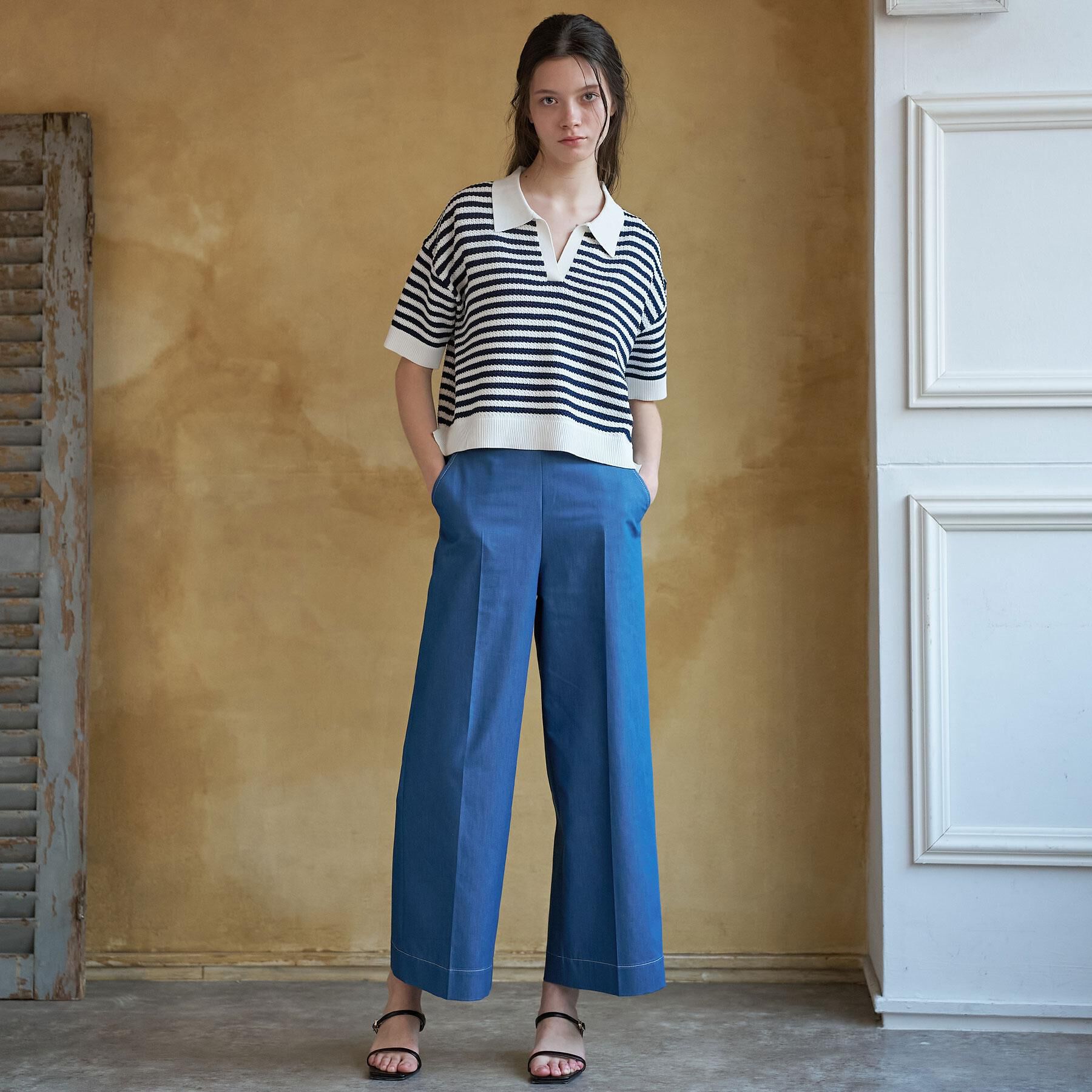 DRESSTERIOR「イージーウエストワイドデニム」|その他|