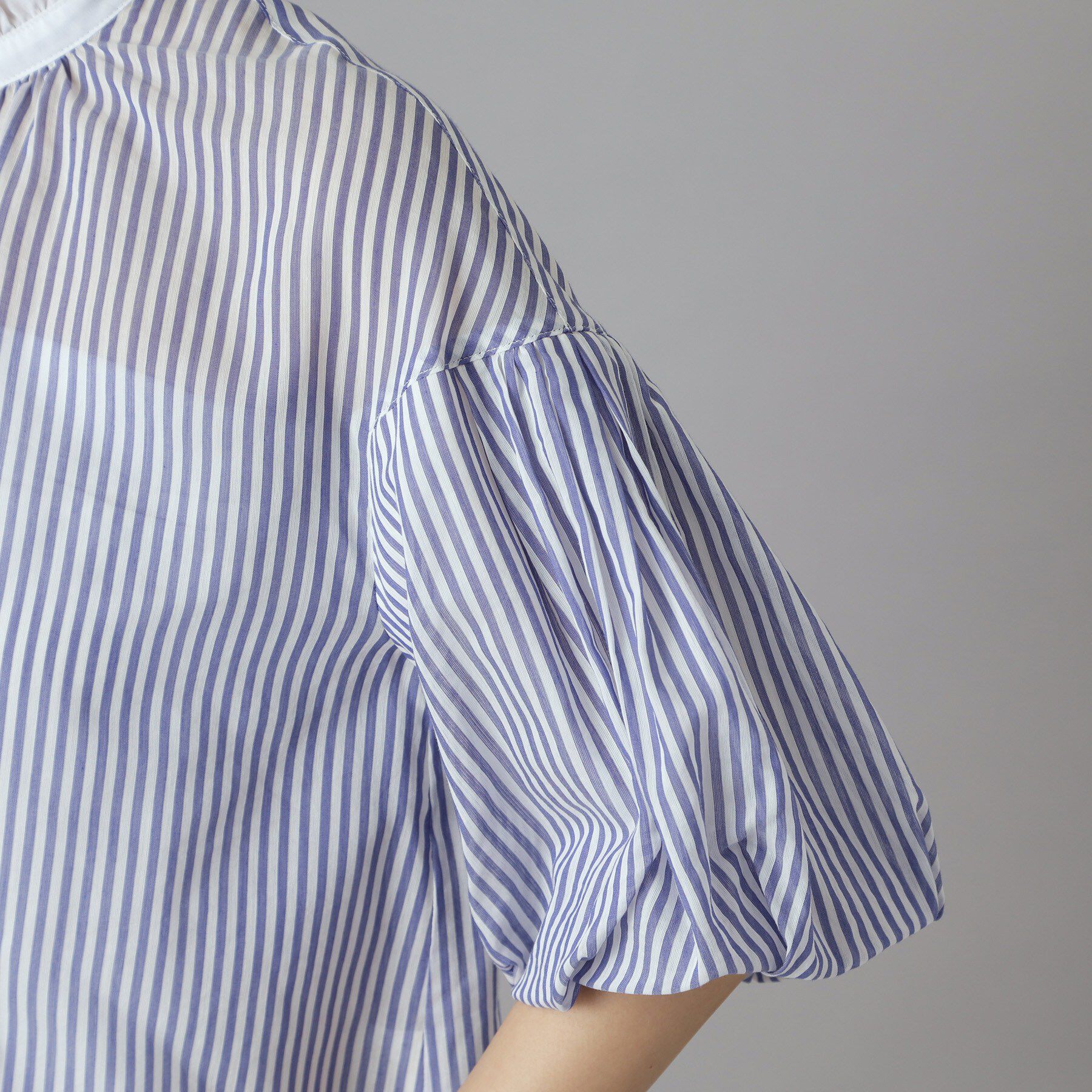 DRESSTERIOR「【大人MUSE5月号掲載】ロンドンストライプクレリックブラウス」|シャツ・ブラウス|