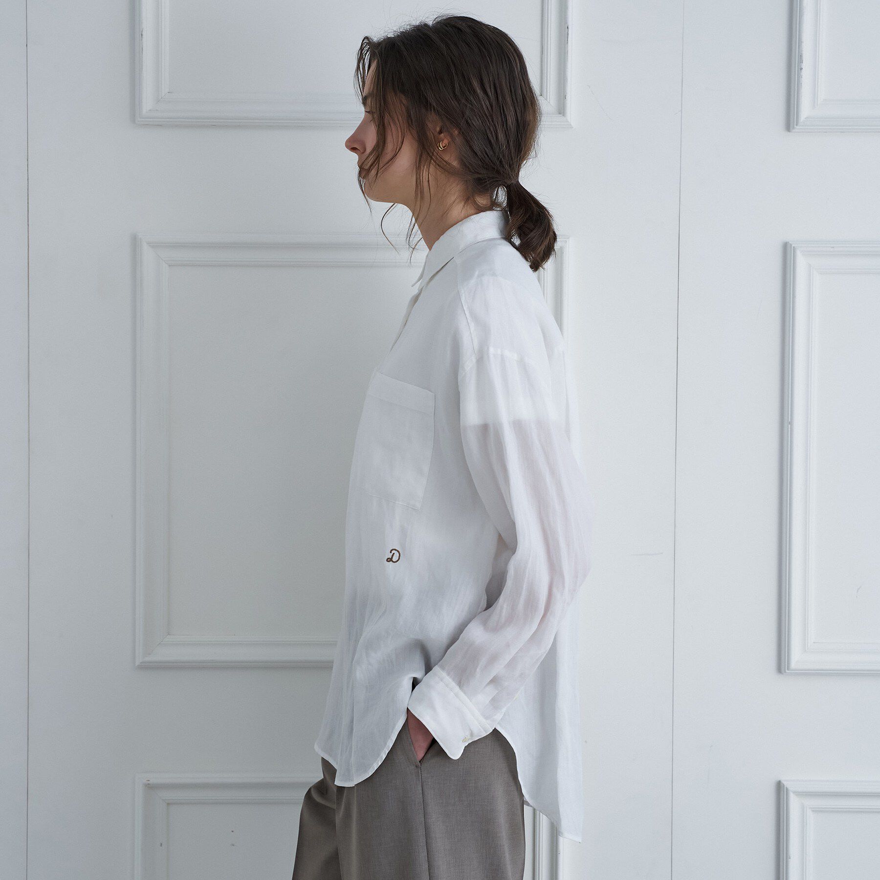 DRESSTERIOR「ガーメントダイラミーシャツ」|シャツ・ブラウス|