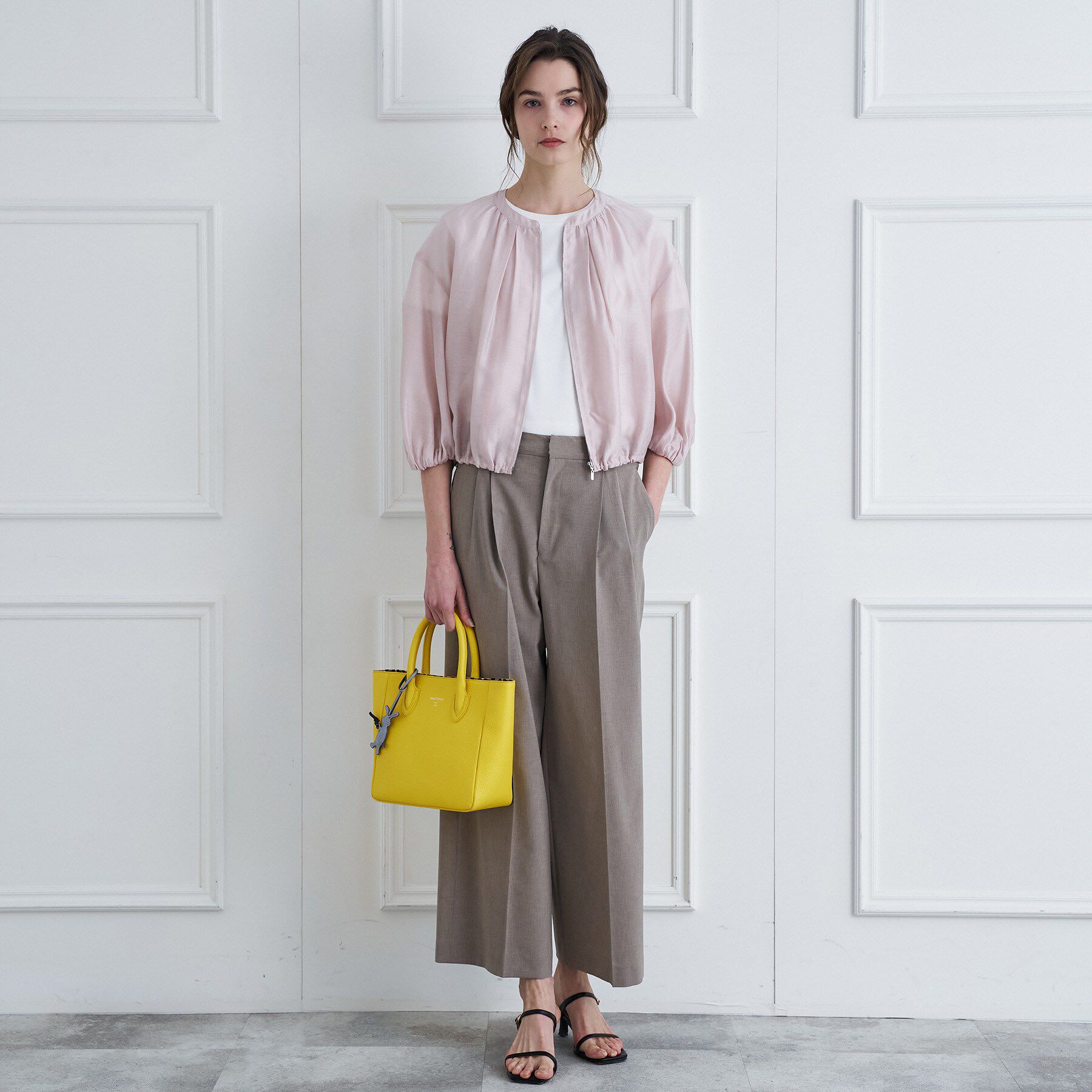 DRESSTERIOR「ウォッシャブル シアーショートブルゾン」|ブルゾン・スタジャン|