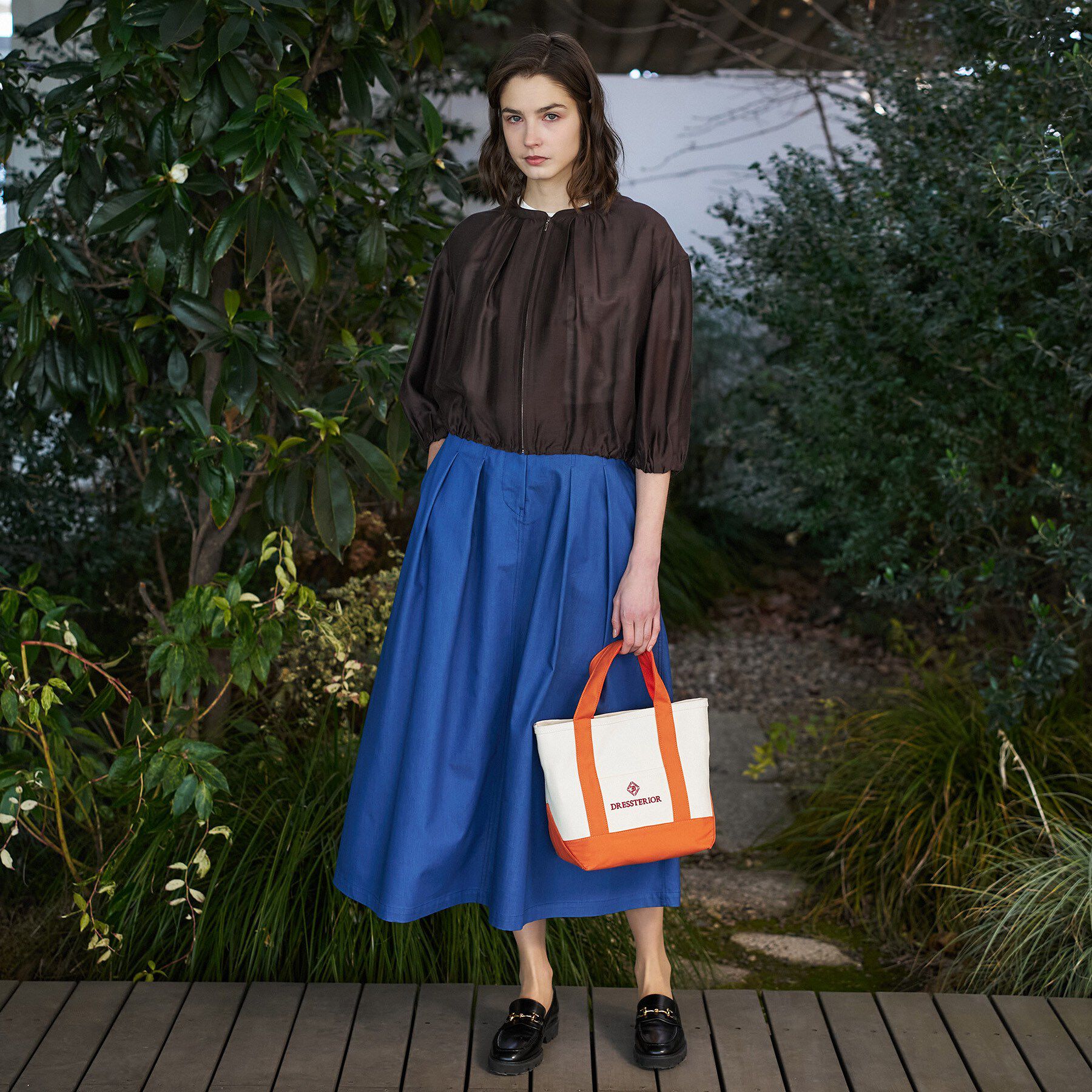 DRESSTERIOR「ウォッシャブル シアーショートブルゾン」|ブルゾン・スタジャン|