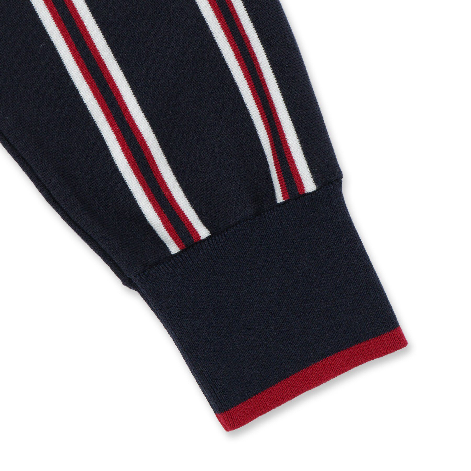 DRESSTERIOR「【ウォッシャブル】ウールレーヨン ストライプラウンドネックカーディガン」|カーディガン|