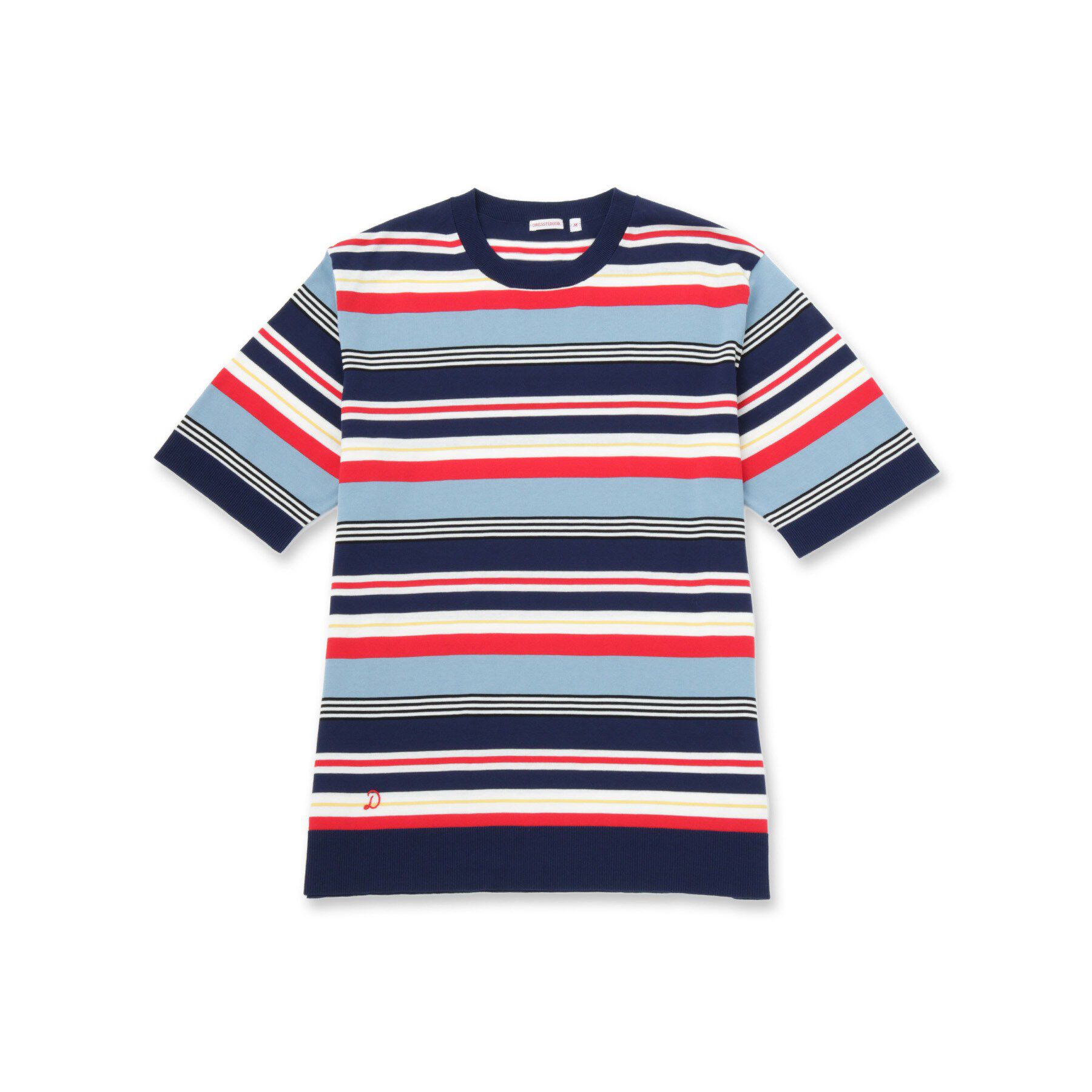 DRESSTERIOR「【ウォッシャブル】コットンシルク マルチボーダーニット」|ニット・セーター|