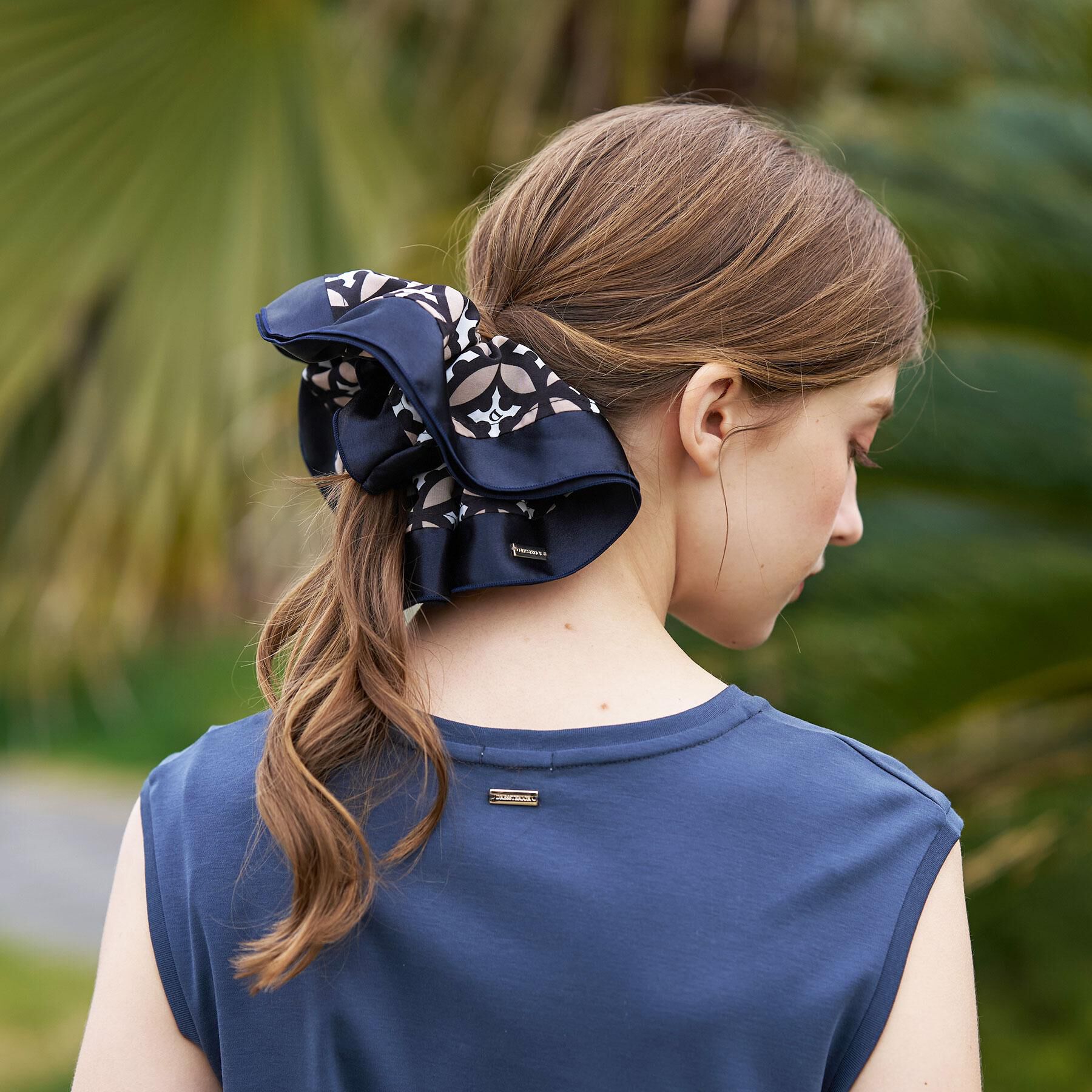 DRESSTERIOR「オーバーラップサークルシュシュ」|その他|ベージュ(152)