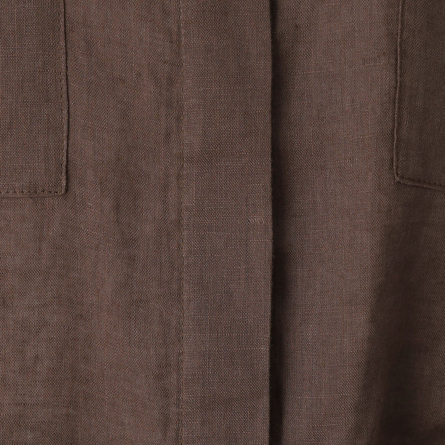 DRESSTERIOR「ストライプリネン ドロストシャツ」|シャツ・ブラウス|