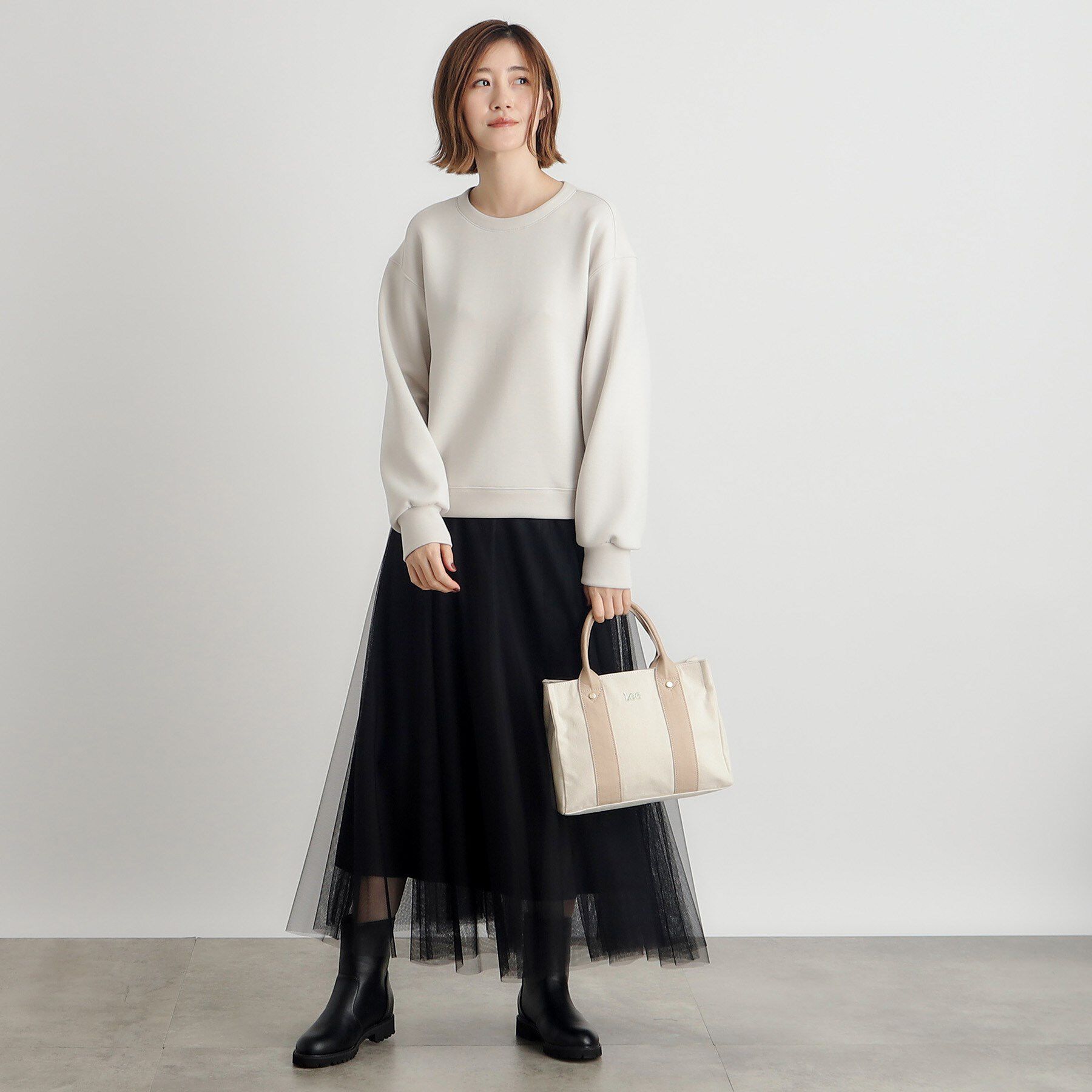 grove「【Lee別注】スクエアキャンバストート」|トートバッグ|