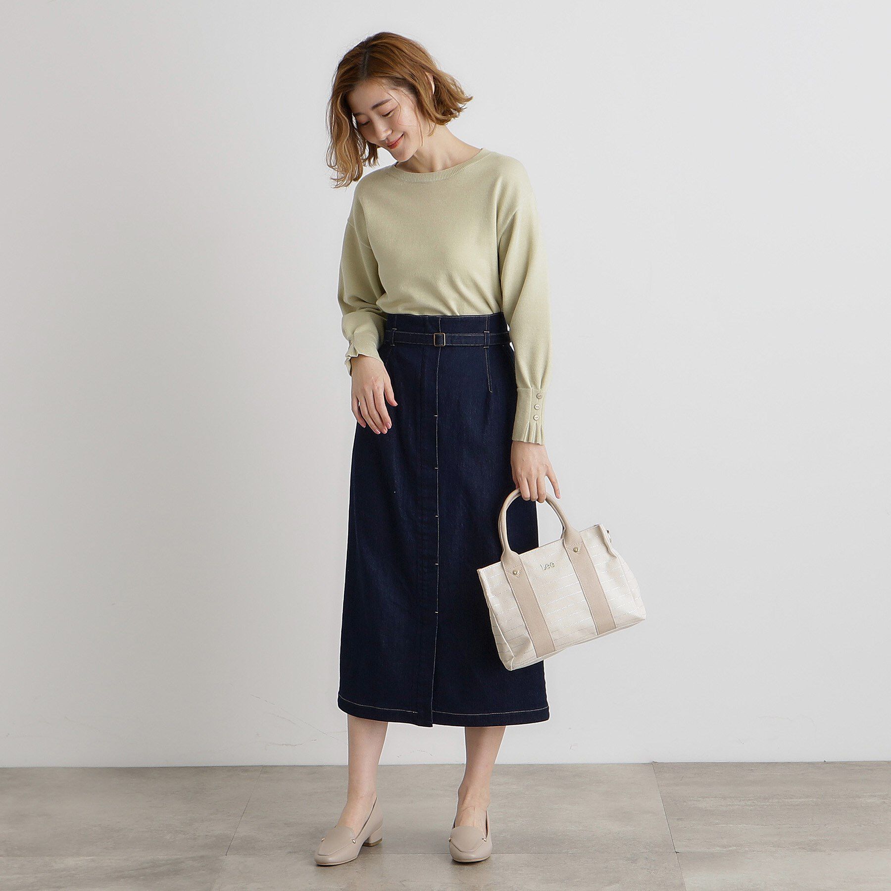 grove「【Lee別注】スクエアキャンバストート」|トートバッグ|