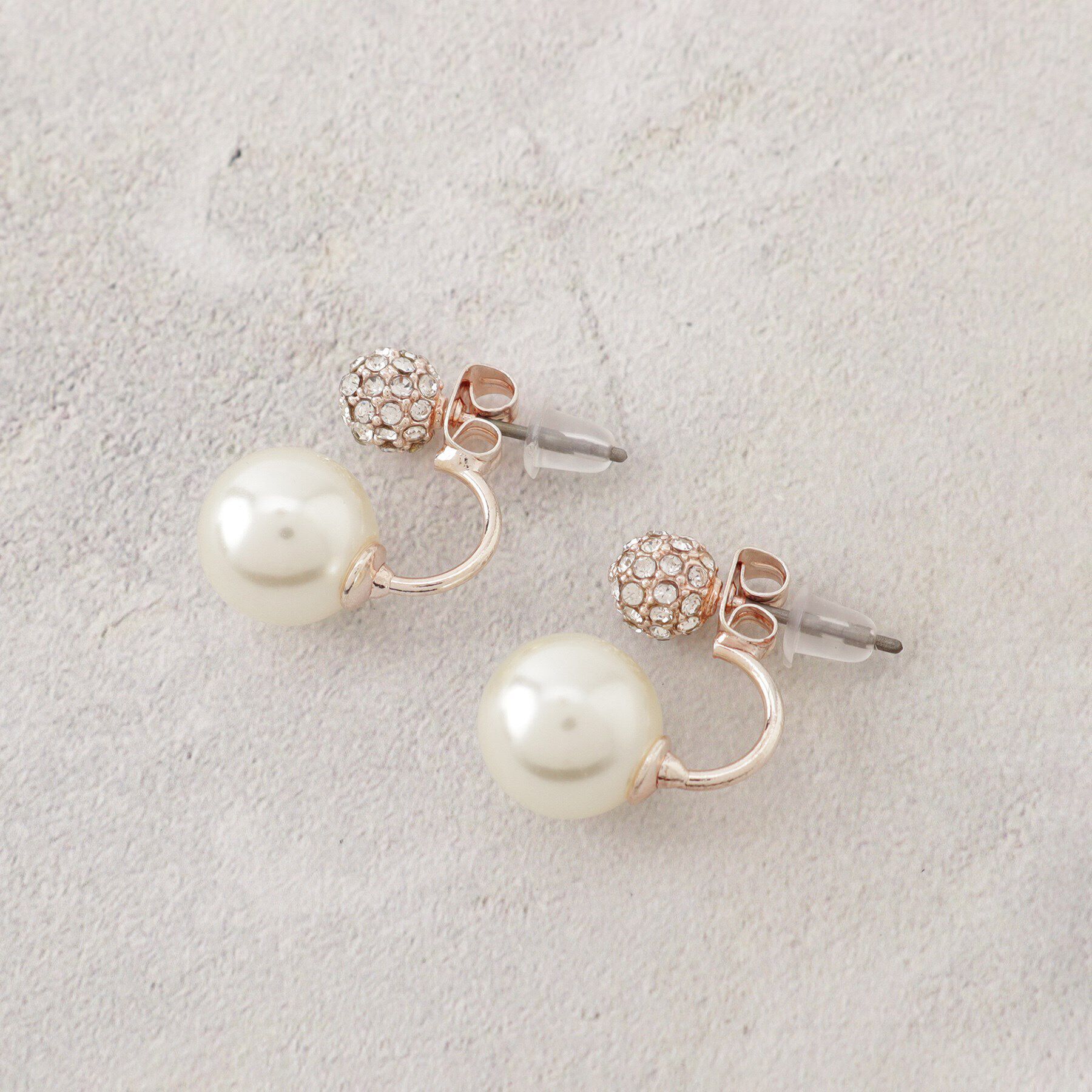 grove「2WAYビジューパール調ピアス【入卒対応可】」|ピアス|ピンクゴールド(00