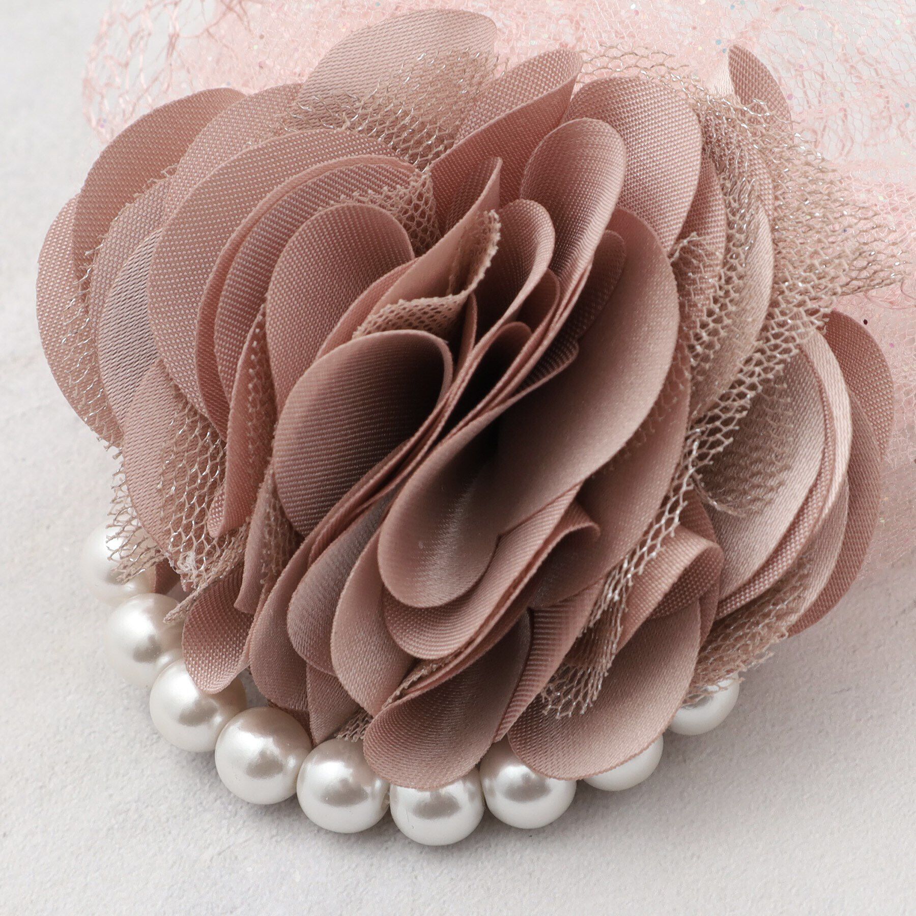 grove「フラワーシフォンパール調コサージュ【入卒対応可】」|ブローチ・コサージュ|