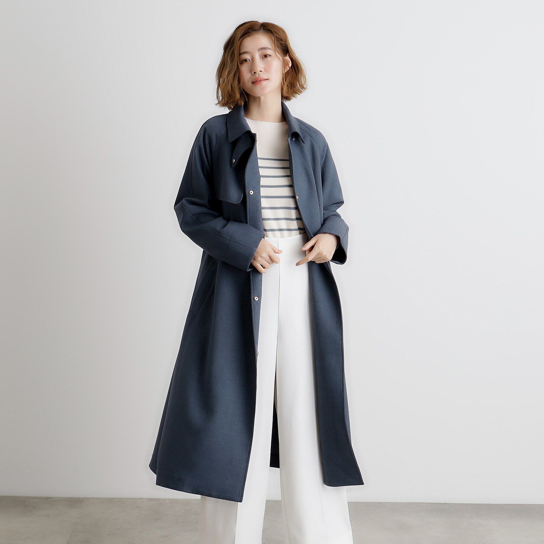 grove「【雑誌掲載】ツイルトレンチコート」|トレンチコート|