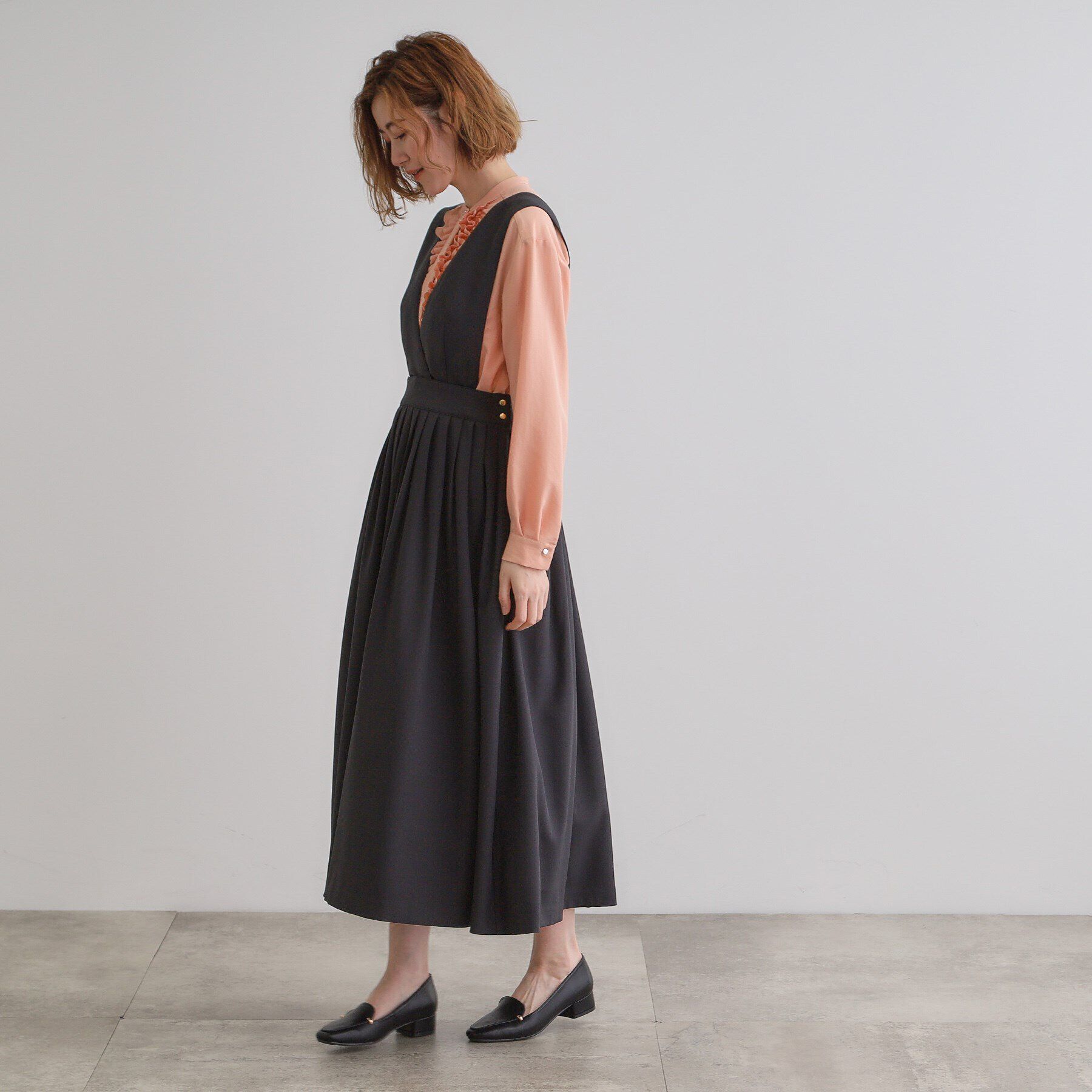 grove「2WAYクラシカルジャンパードレス」|ワンピース|