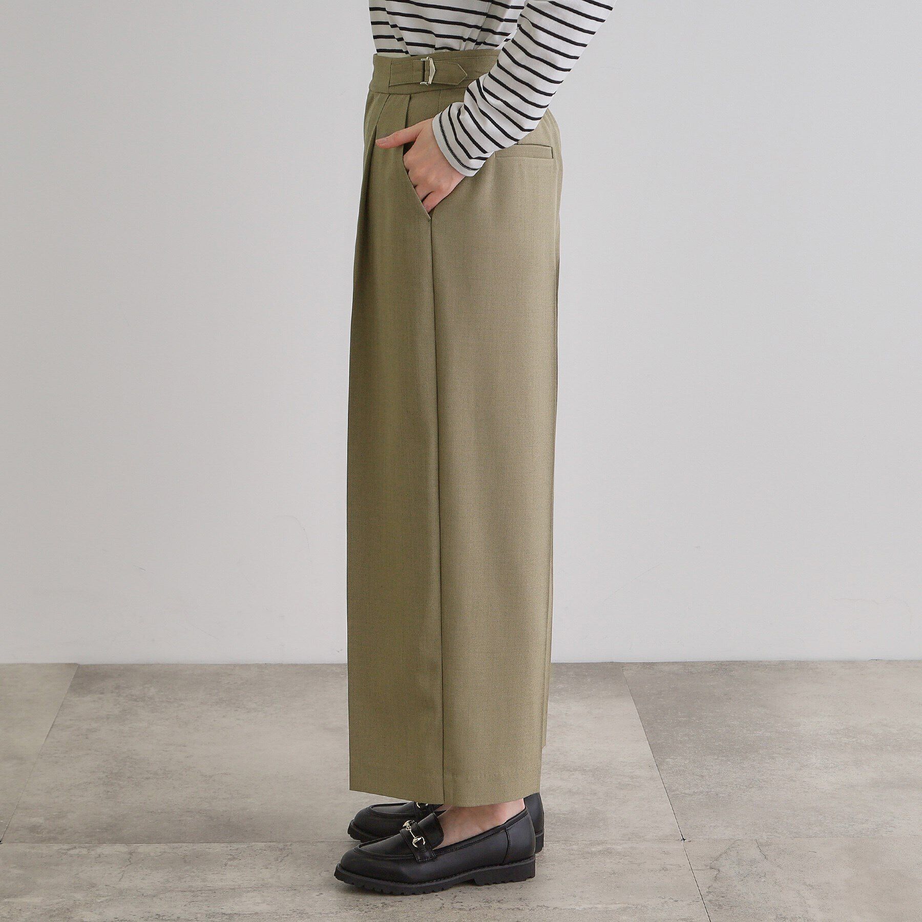 grove「サイドバックルワイドパンツ」|その他|