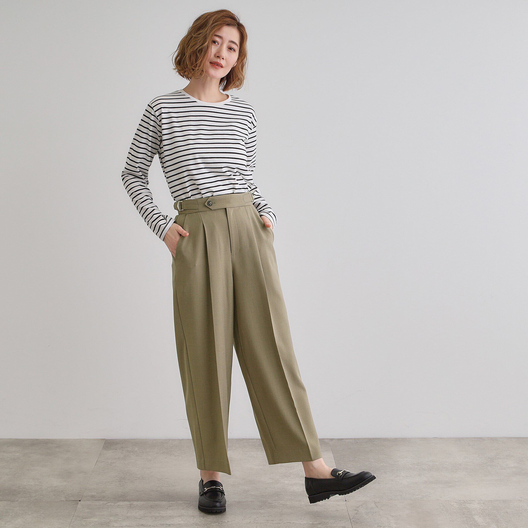 grove「サイドバックルワイドパンツ」|その他|