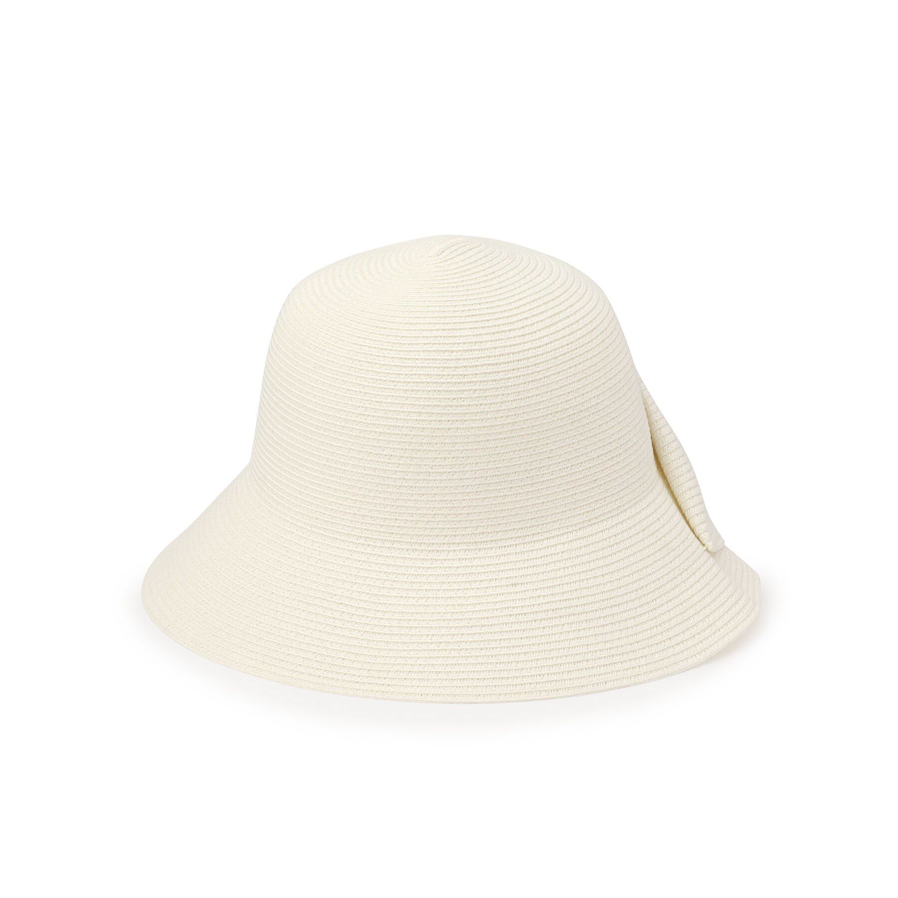 grove「ウォッシャブルスリットリボンハット【手洗い可・UVカット・サイズ調整可】」|ハット|アイボリー(004)