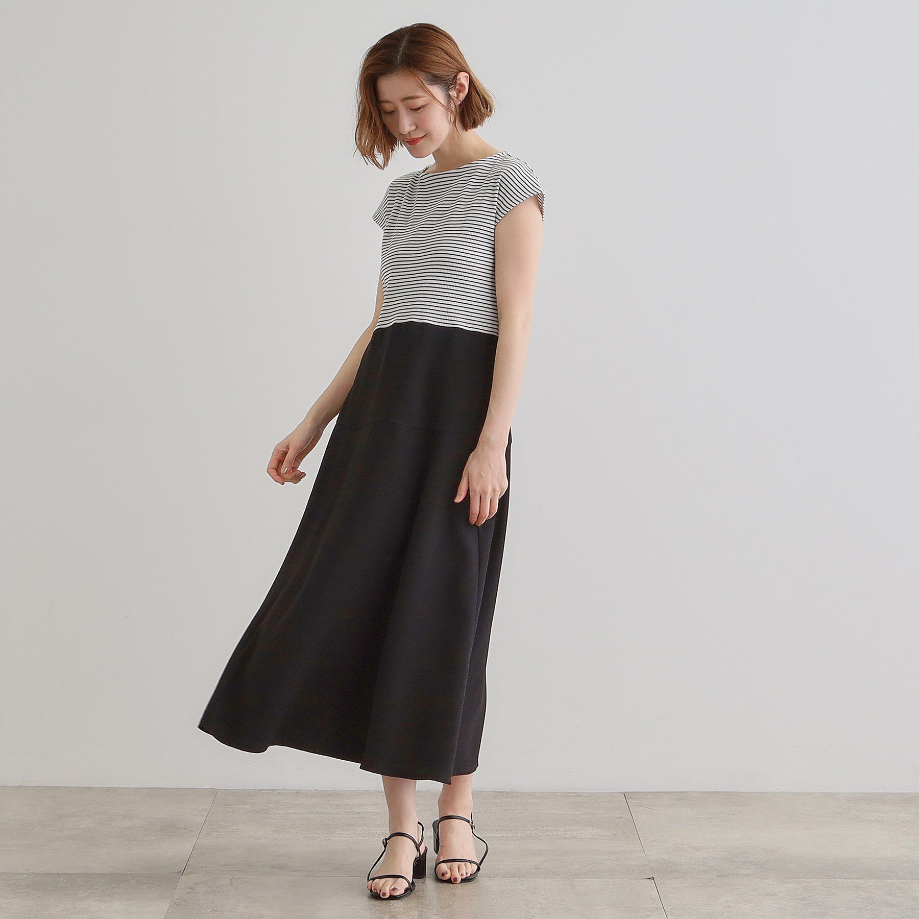 grove「美シルエットなドッキングフレア切替ワンピース」|ワンピース|