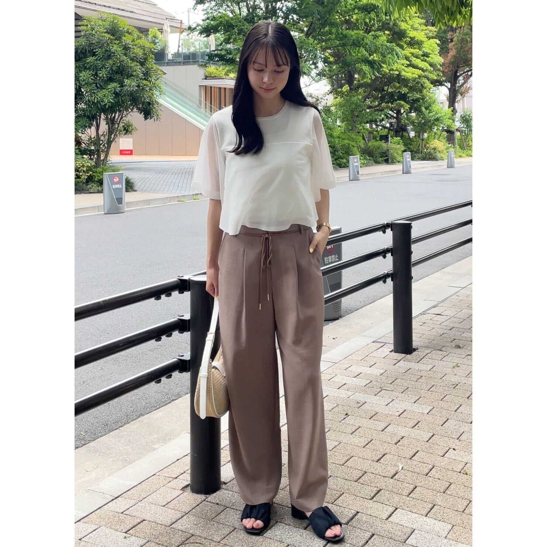 grove「ロープベルトで差がつく 洗練リラックスパンツ」|その他|