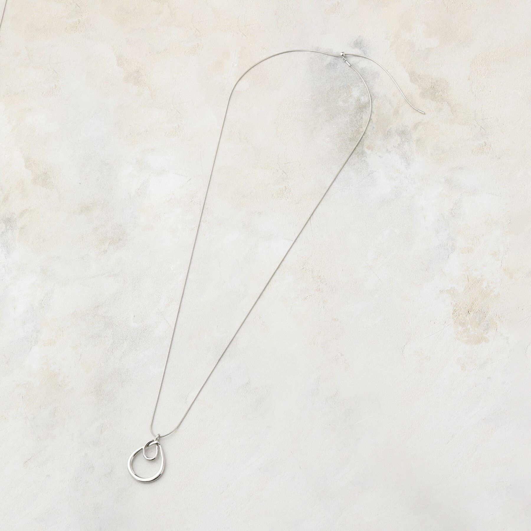 grove「【ネックホルダー】ダブルリングチェーンネックレス」|ネックレス|