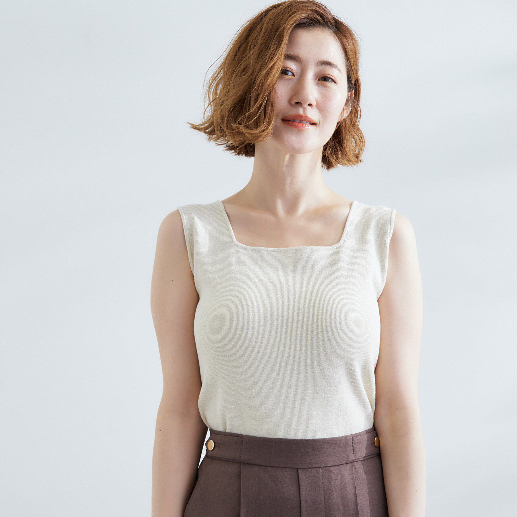 grove「2WAYスクエアネックタンク」|キャミソール|