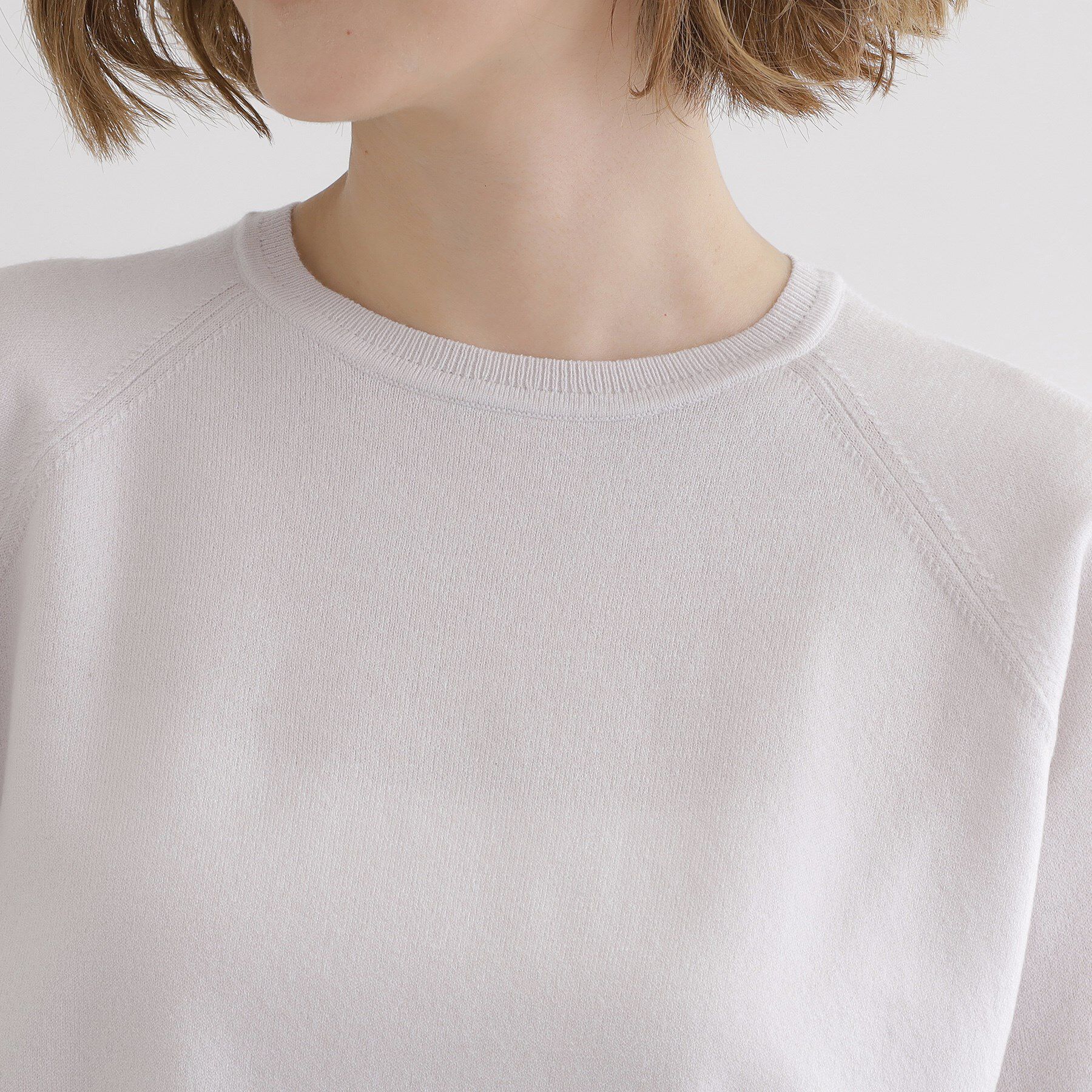 grove「最終お値下げ！！【洗える/毛玉軽減】天竺ラグランスリーブプルオーバー」|ニット・セーター|