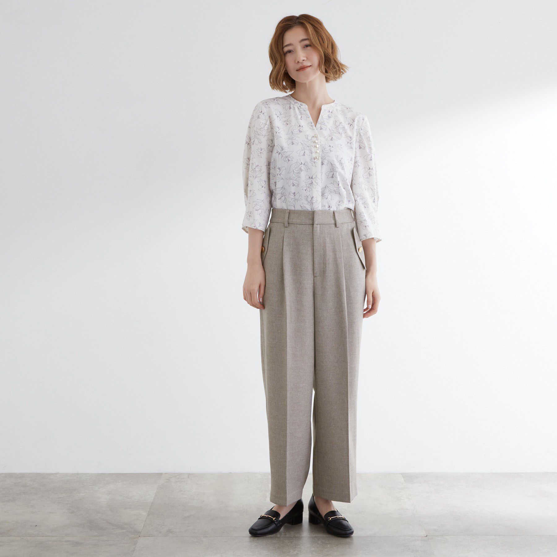 grove「【洗える】着回し優秀！フラップポケットワイドパンツ」|その他|