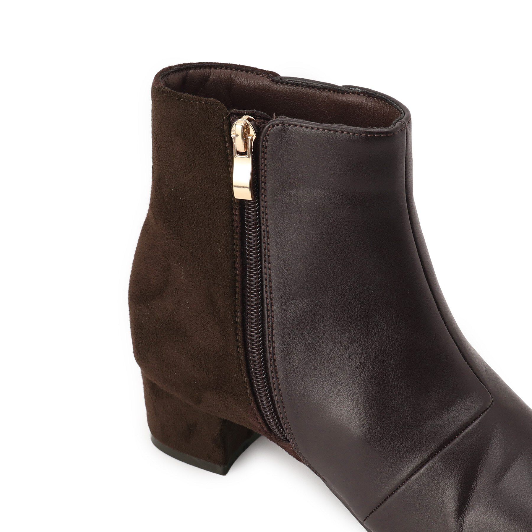 grove「【人間工学/優しい履き心地】メタルビットショートブーツ」|ショートブーツ|