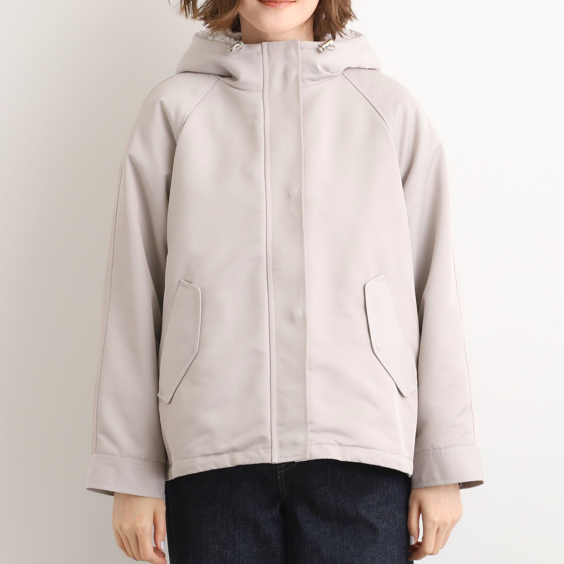 grove「【名品アウター/3WAY・はっ水】ボアライナー付マウンテンパーカ」|ブルゾン・スタジャン|