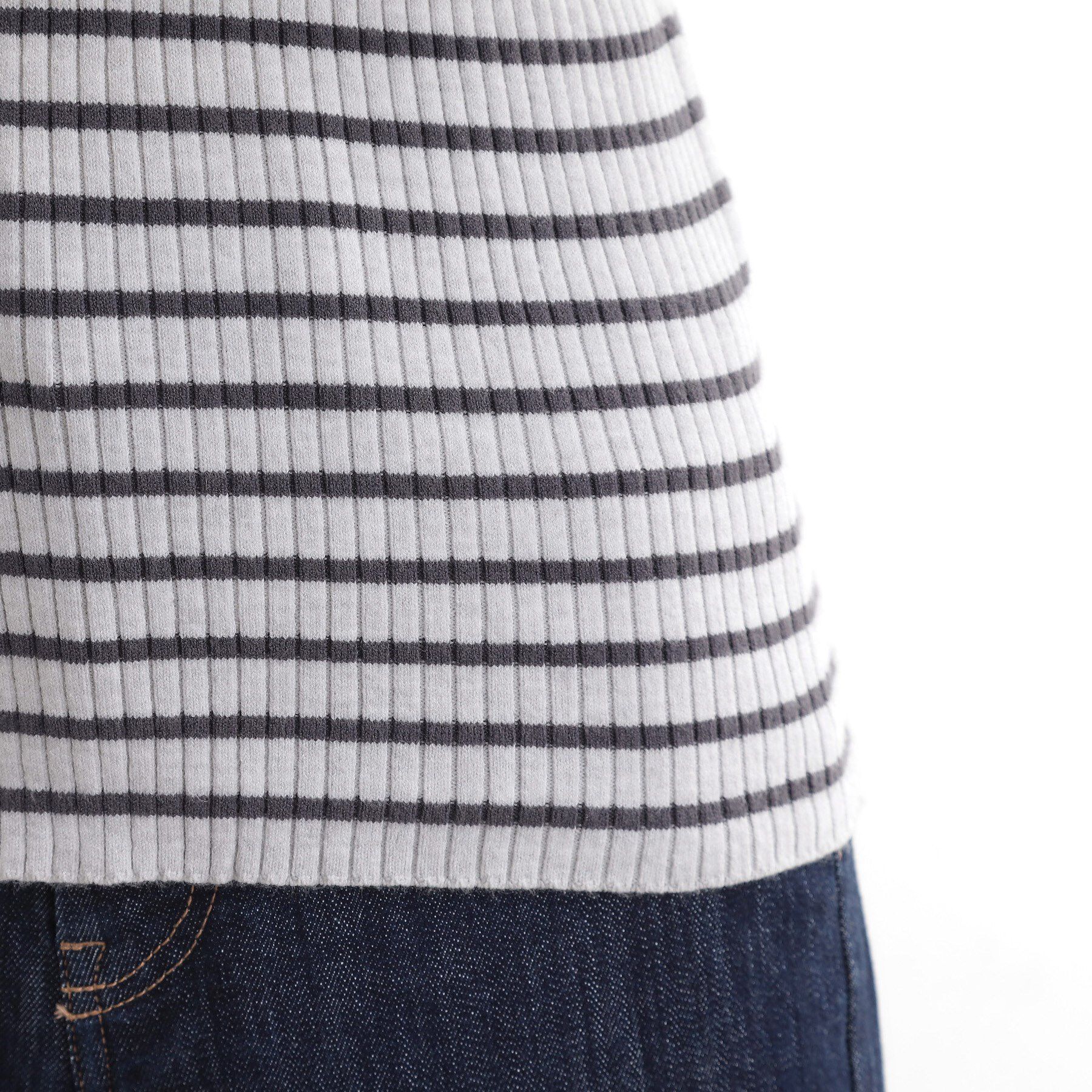 grove「【吸湿発熱／帯電防止】ハイネックリブプルオーバー」|ニット・セーター|