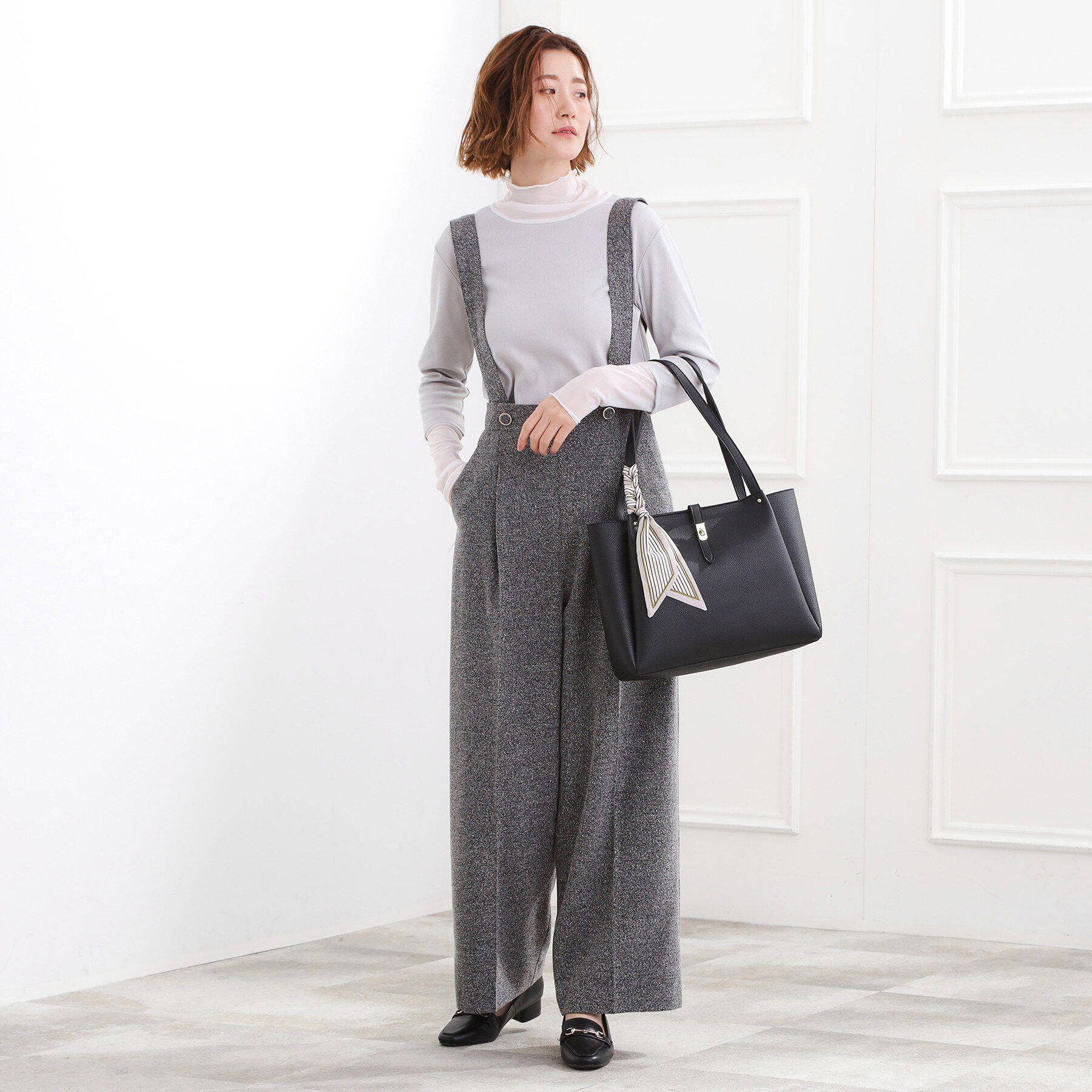 grove「【人間工学/A4】タックベルトヒネリスカーフトート」|トートバッグ|