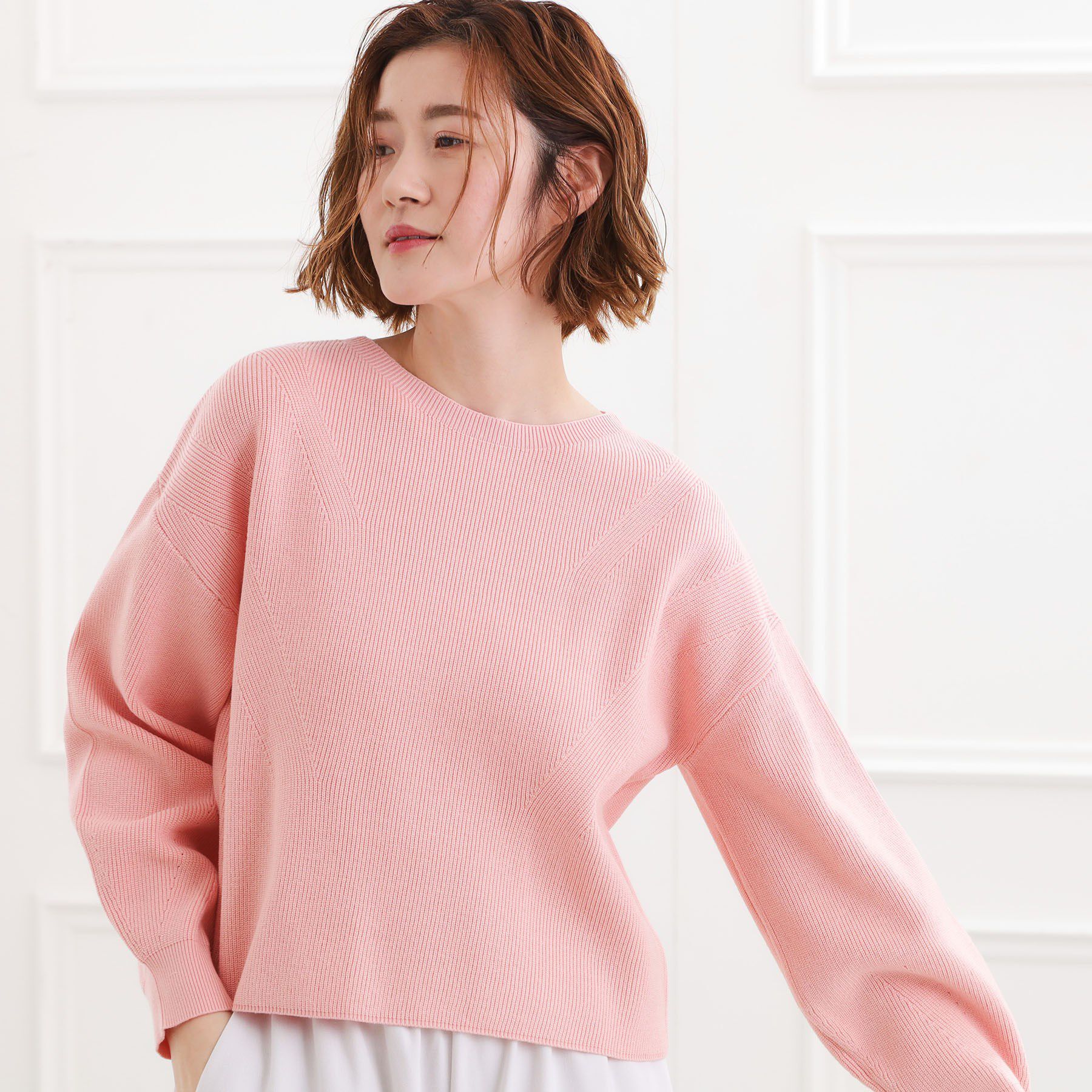 grove「毎日着たくなる、もちもち畦編みニット」|ニット・セーター|