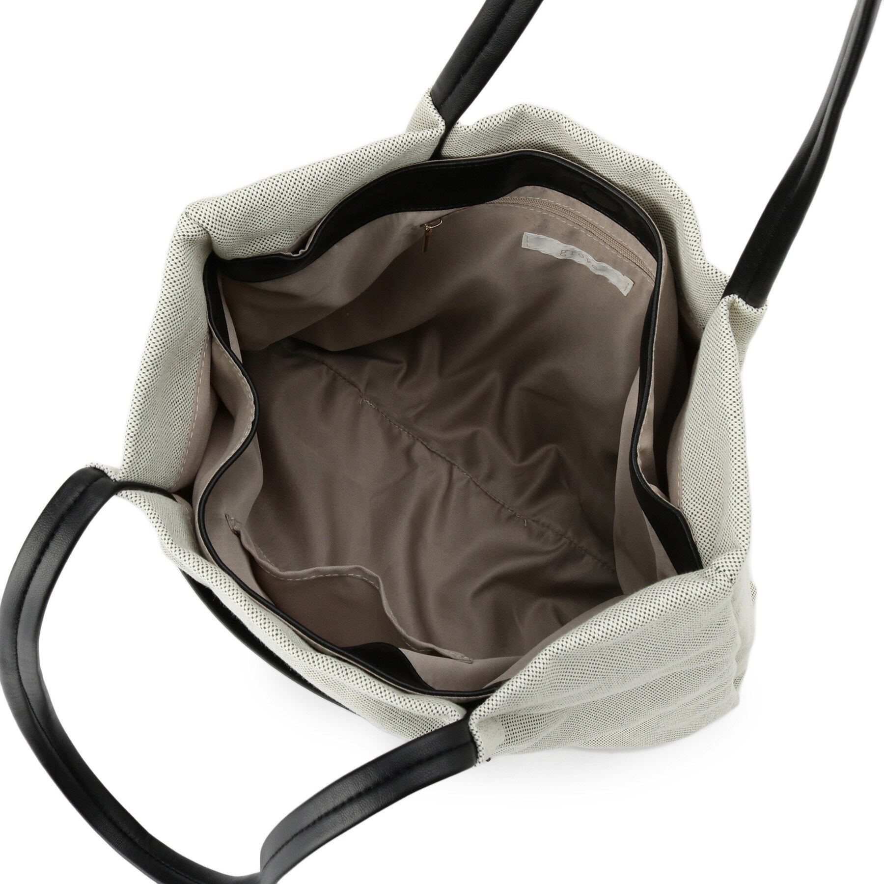 grove「【A4】タックポケ3層トート」|トートバッグ|