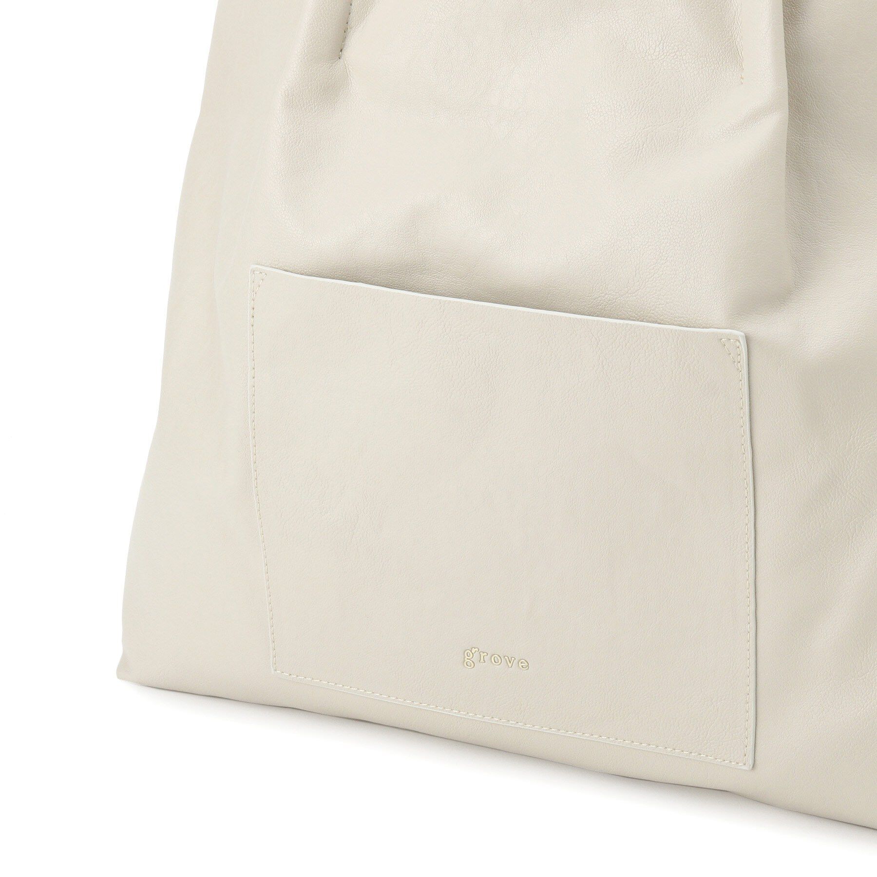 grove「【A4】タックポケ3層トート」|トートバッグ|
