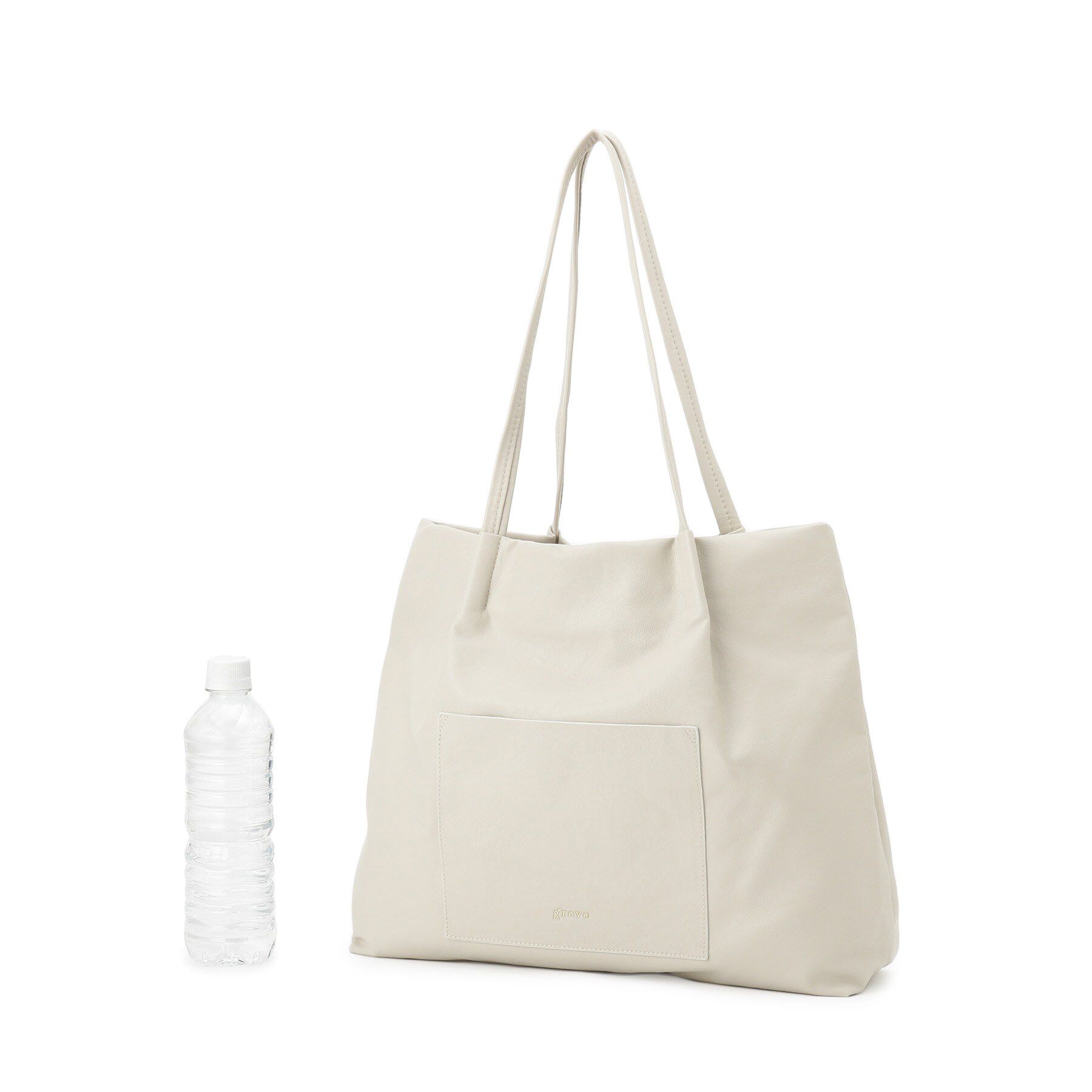 grove「【A4】タックポケ3層トート」|トートバッグ|