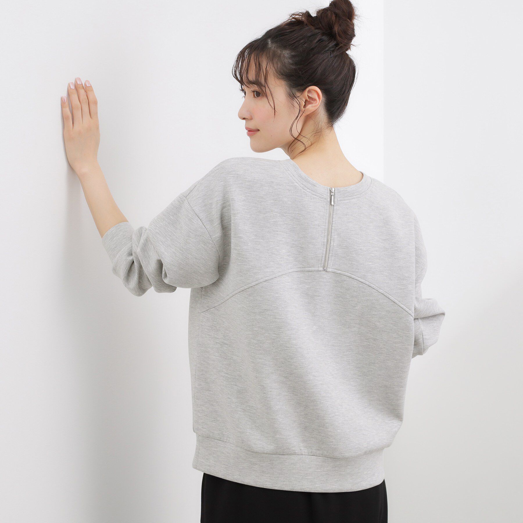 grove「2WAYハーフジップスウェット」|パーカー|