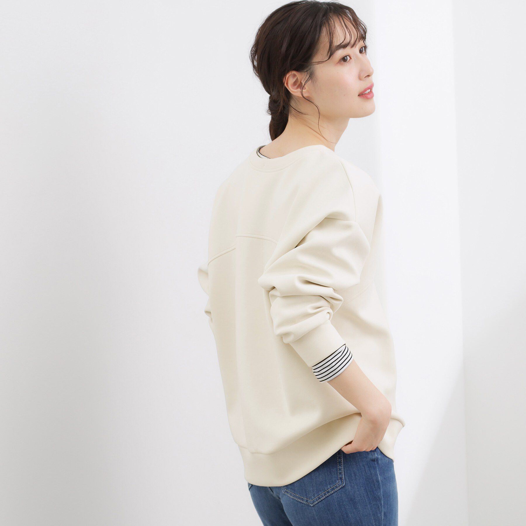 grove「2WAYハーフジップスウェット」|パーカー|