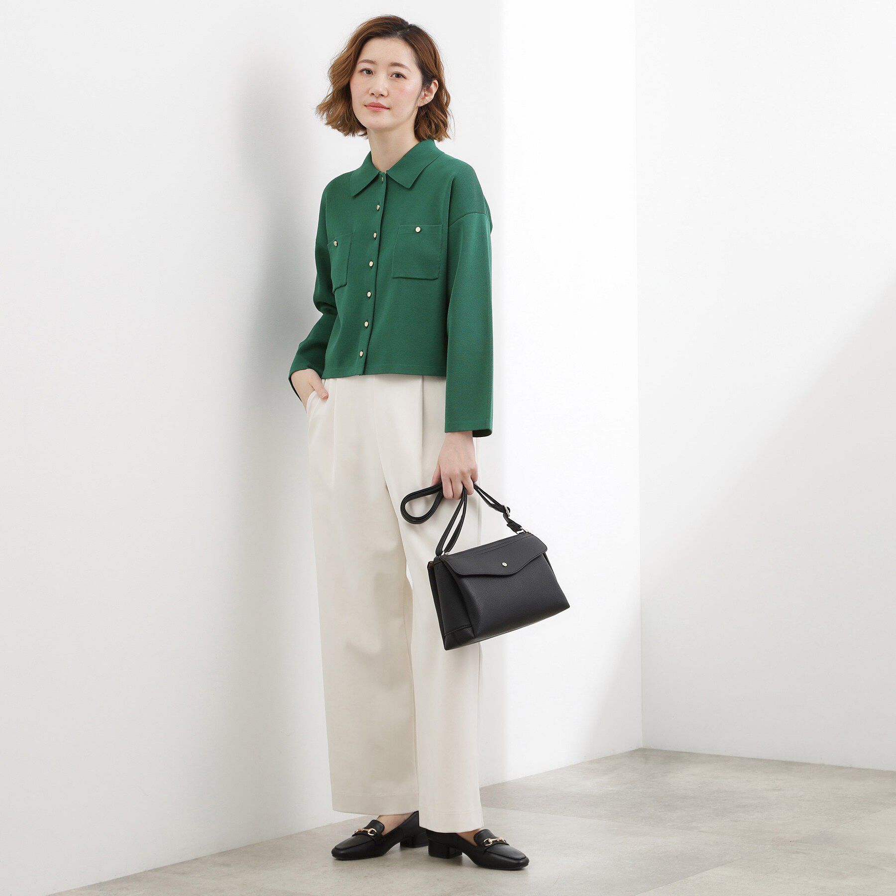 grove「一枚でも羽織でも！大人のTOPS風カーディガン」|カーディガン|