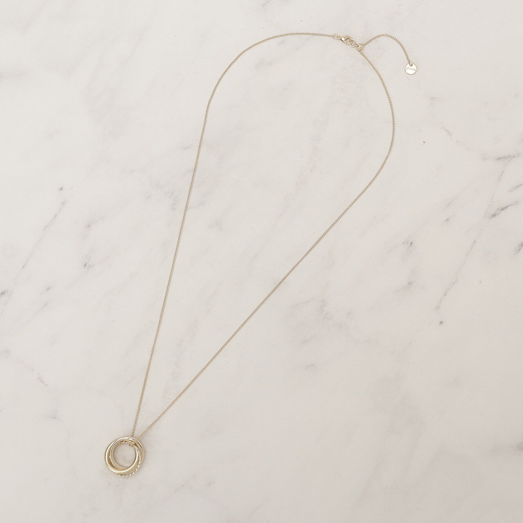 grove「カラーエポリングネックレス」|ネックレス|