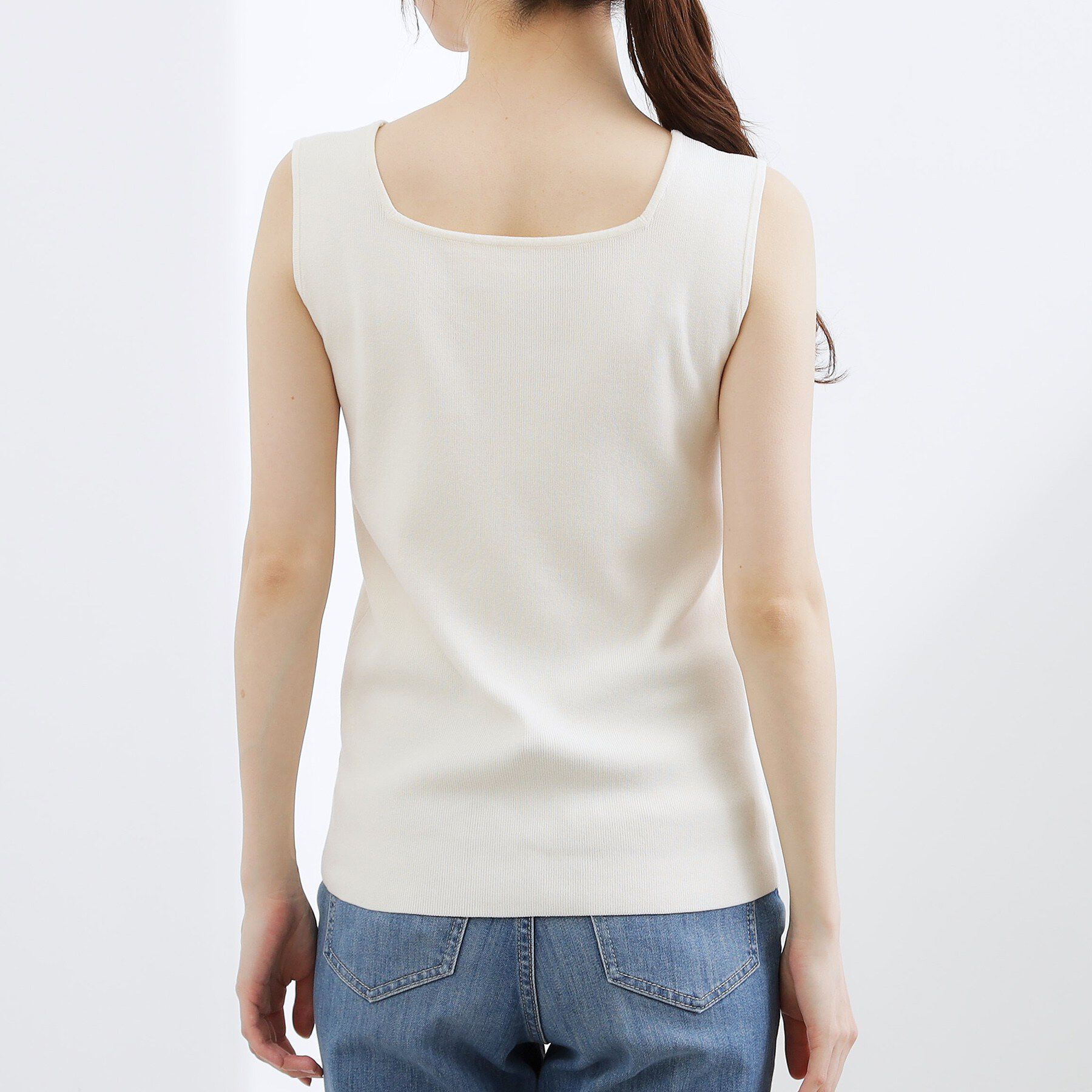 grove「2WAYスクエアニットタンク」|キャミソール|