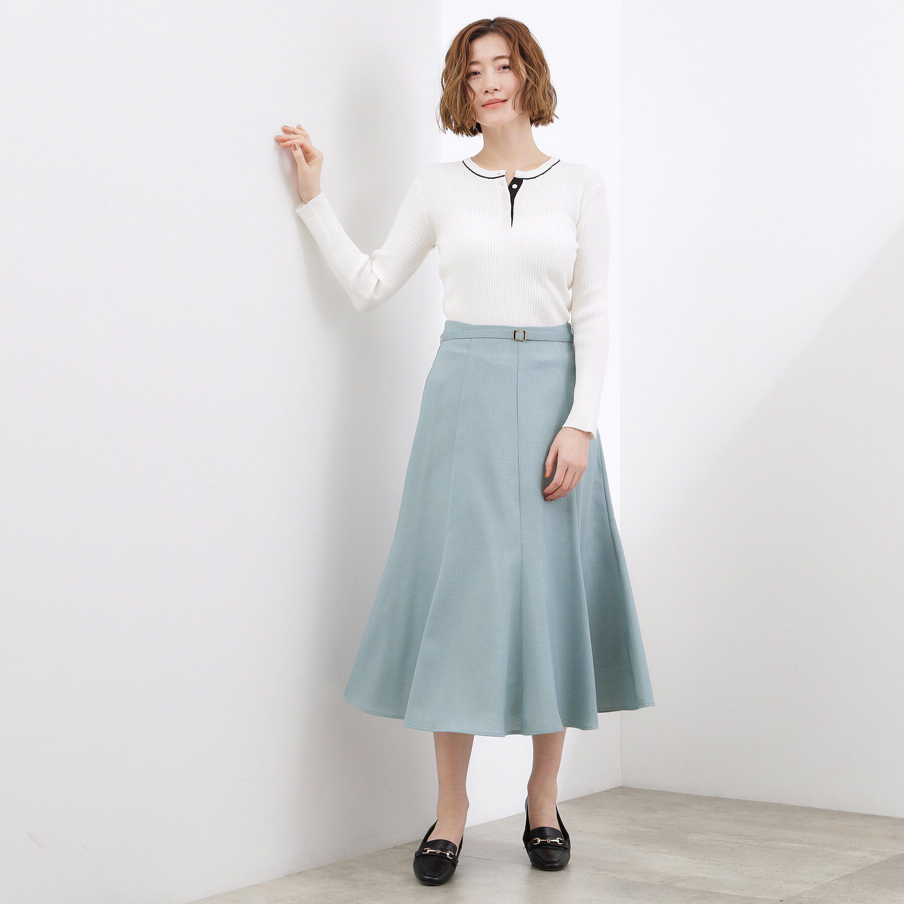 grove「【貴島明日香さん着用・洗える】ランダムドットマーメイドスカート」|スカート|