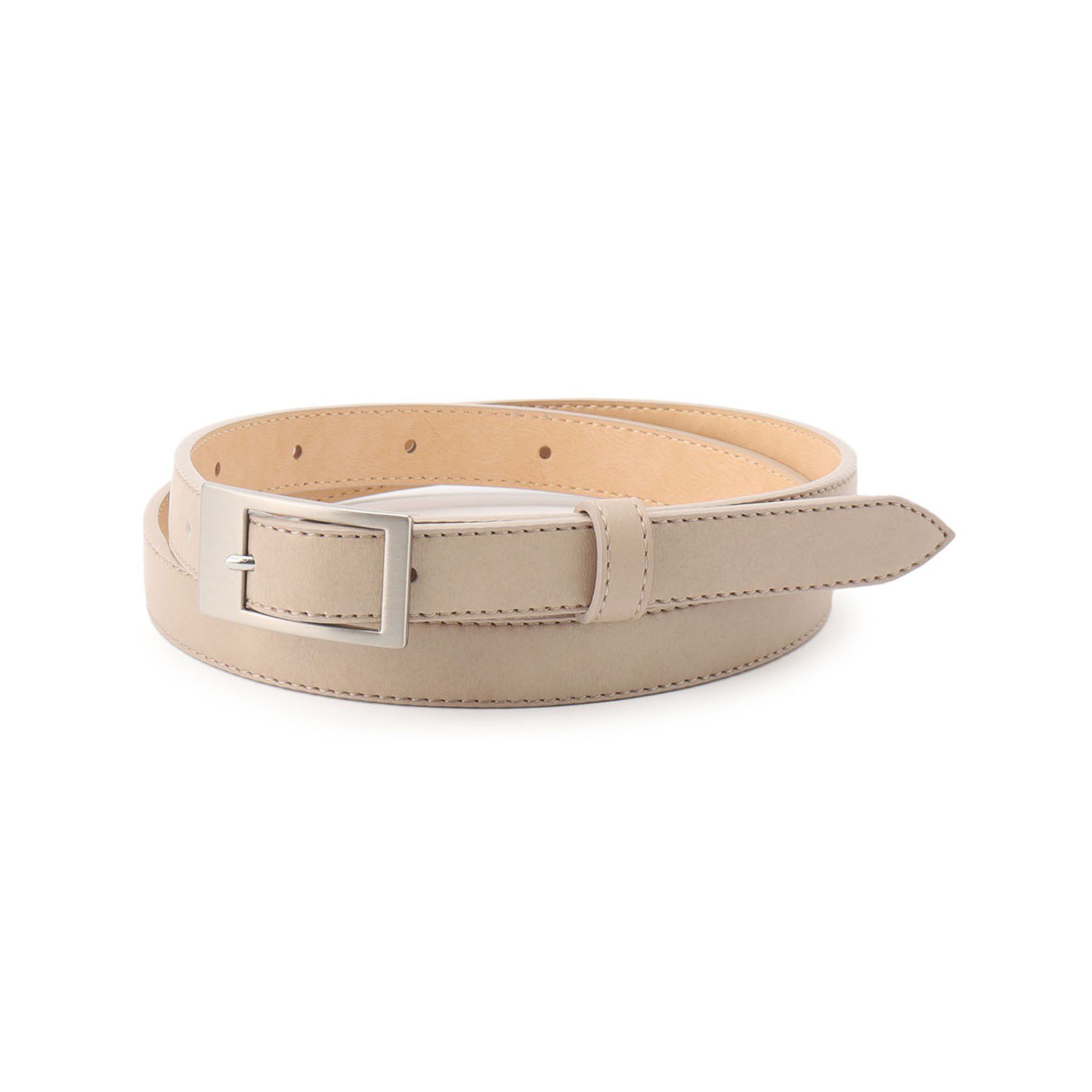 INDIVI「【日本製/通勤】ベーシックマニッシュスーツベルト」|ベルト|ベージュ(052)